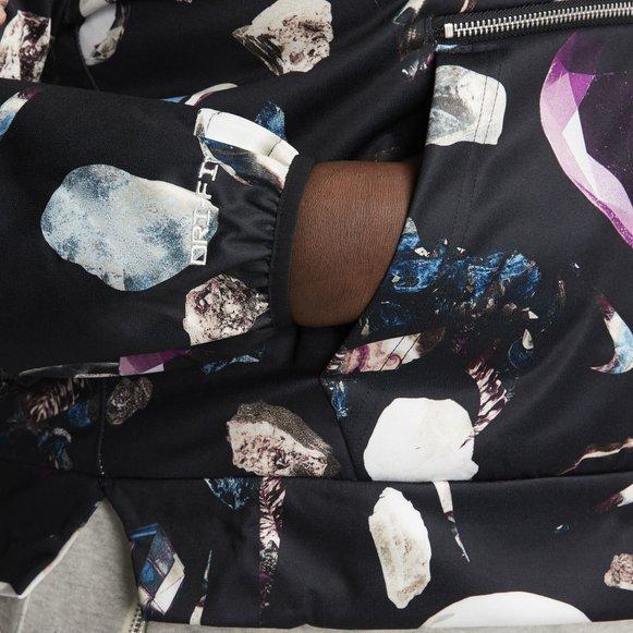 Nike Women's Standard Issue Seasonal Oversized Hoodie - BLACK Thumbnail View 3