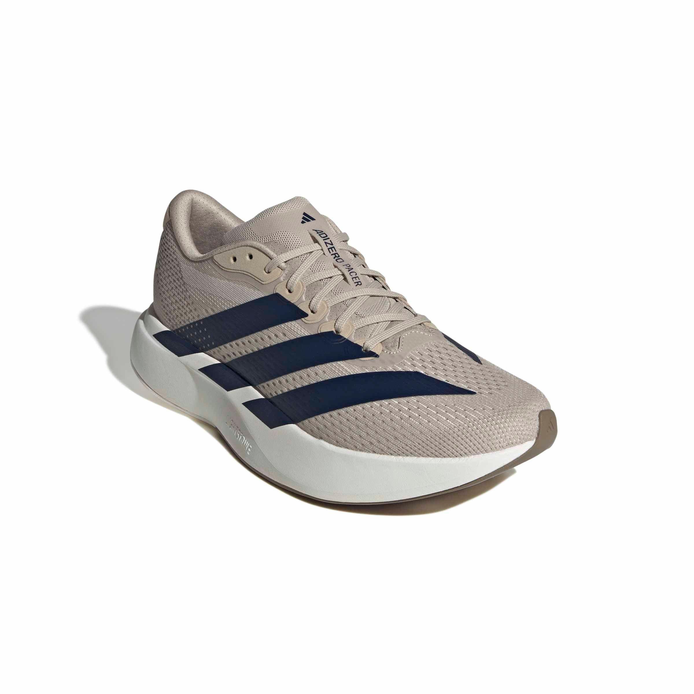 adidas Adizero Pacer "Khaki Three/Night Indigo/Core White" Men's Running Shoe - KHAKI/INDIGO/WHITE