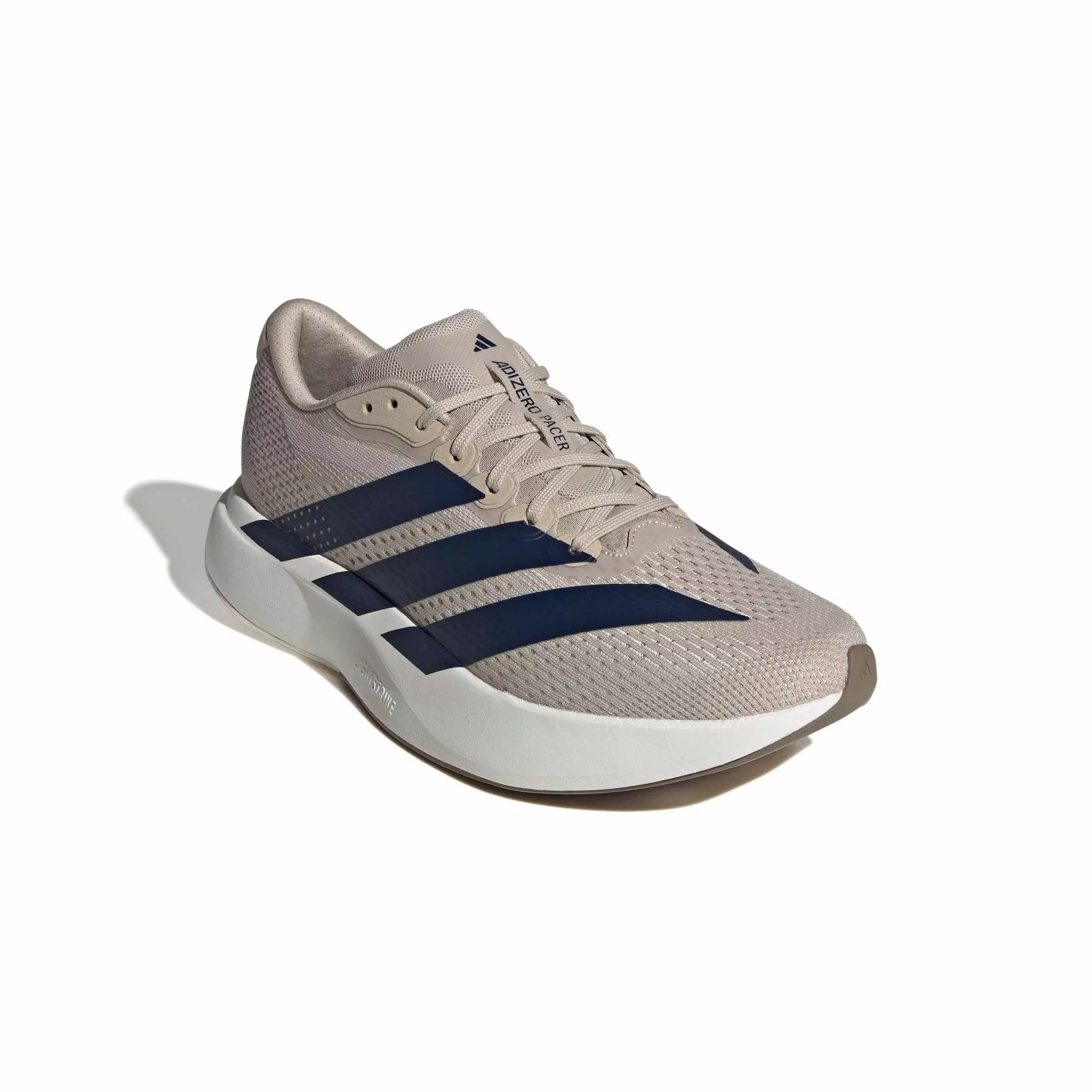adidas Adizero Pacer "Khaki Three/Night Indigo/Core White" Men's Running Shoe - KHAKI/INDIGO/WHITE