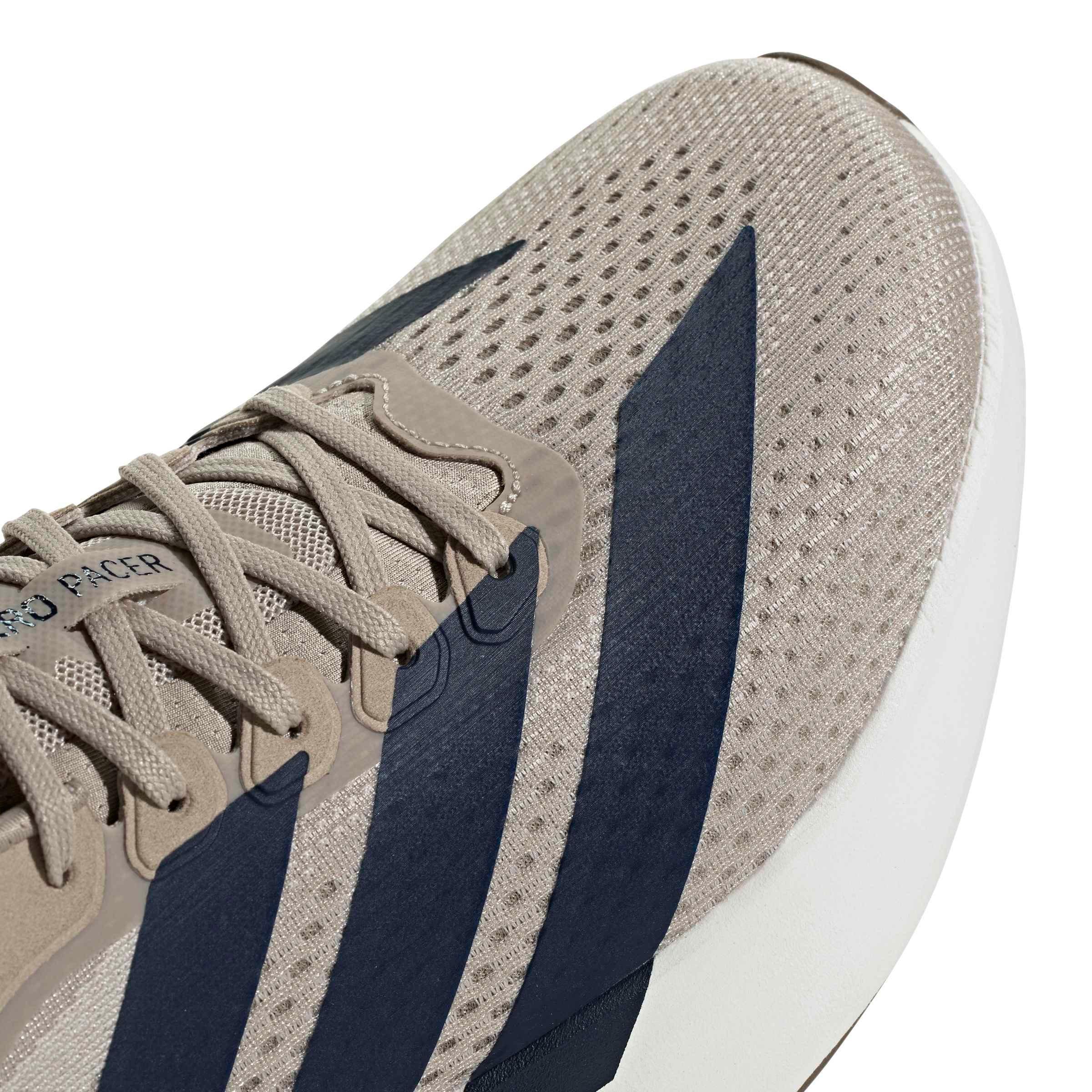 adidas Adizero Pacer "Khaki Three/Night Indigo/Core White" Men's Running Shoe - KHAKI/INDIGO/WHITE