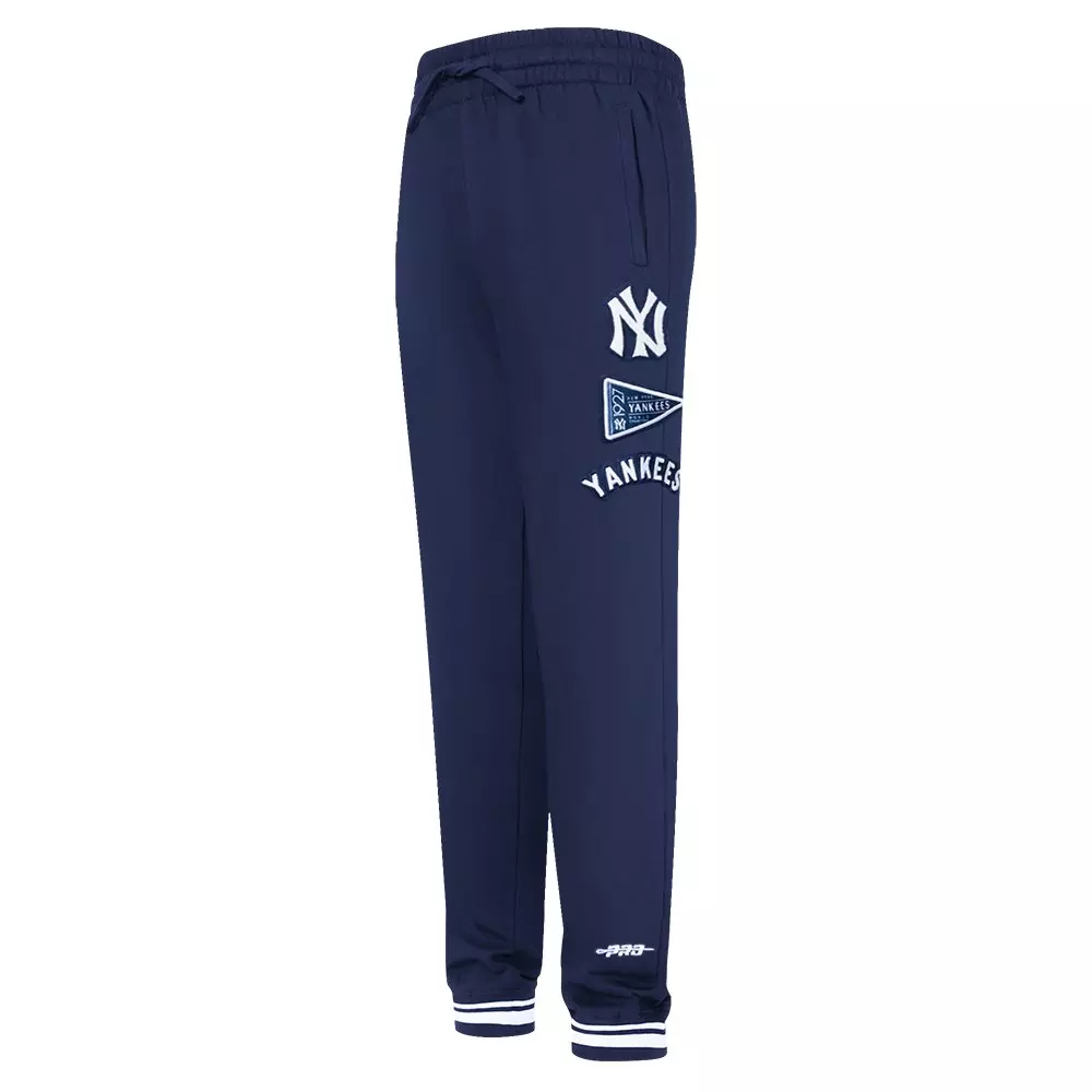 Pro Standard Big Boys' MLB New York Yankees Retro Classic Rib Fleece Sweatpants - Navy - NAVY