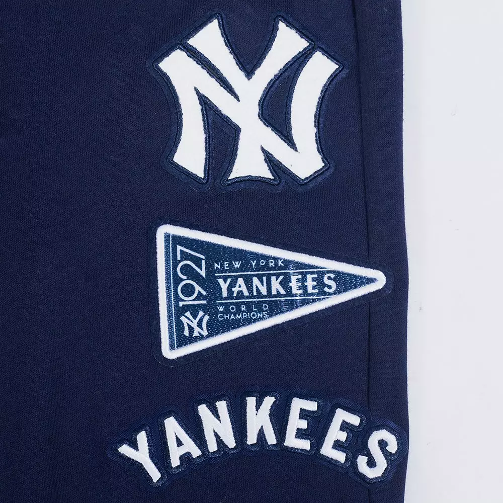 Pro Standard Big Boys' MLB New York Yankees Retro Classic Rib Fleece Sweatpants - Navy - NAVY