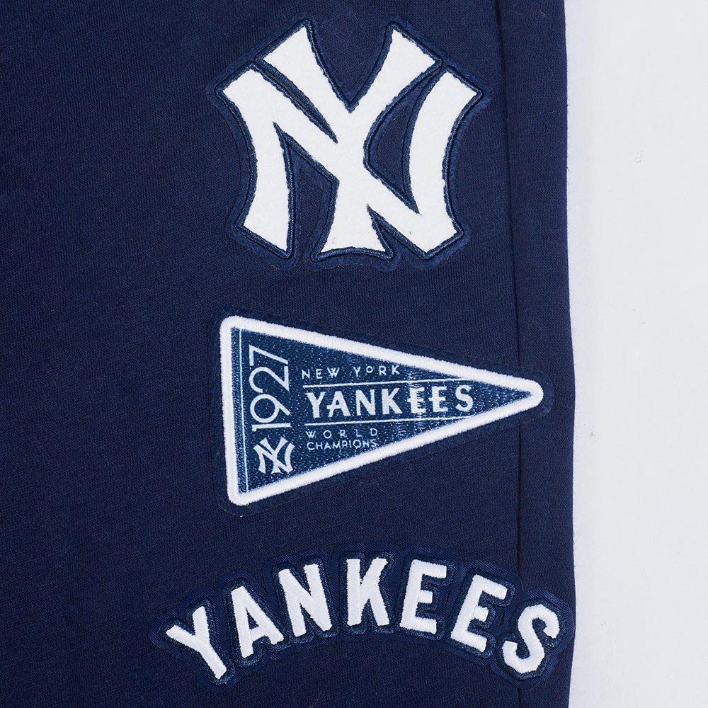 Pro Standard MLB New York Yankees Retro Classic Big Boys' Navy Rib Fleece Sweatpants