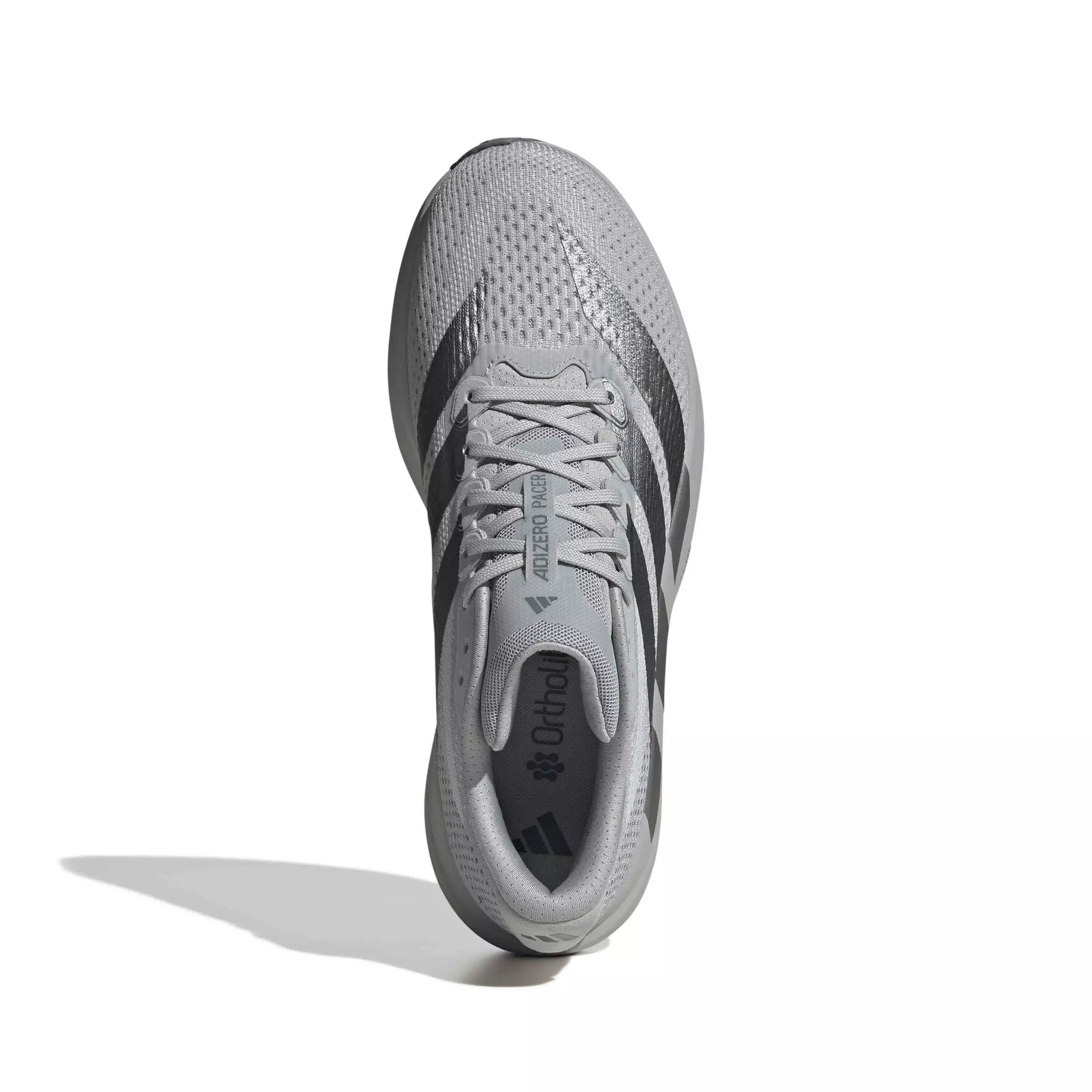 adidas Adizero Pacer "Grey Two/Iron Metallic/Grey Four" Men's Running Shoe - GREY/IRON/GREY