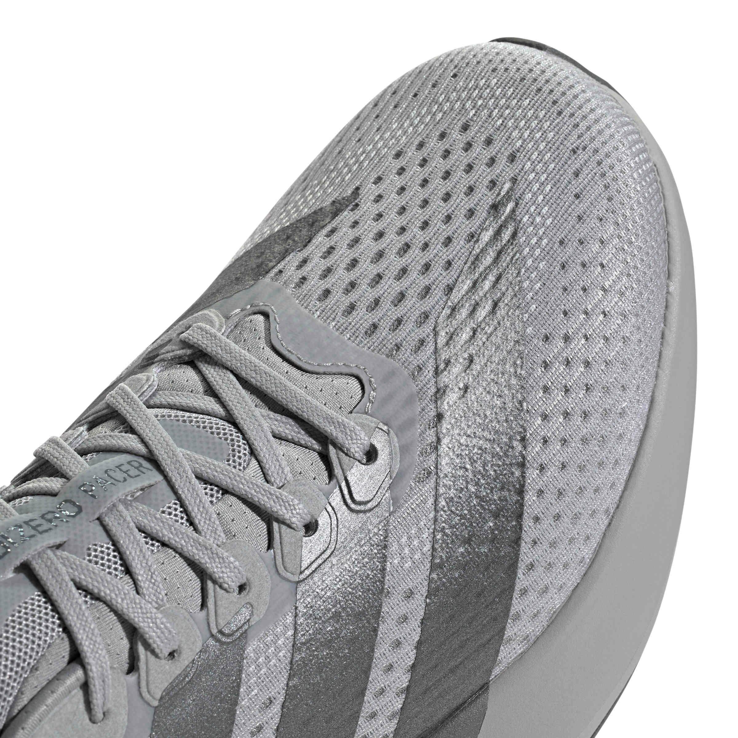 adidas Adizero Pacer "Grey Two/Iron Metallic/Grey Four" Men's Running Shoe - GREY/IRON/GREY