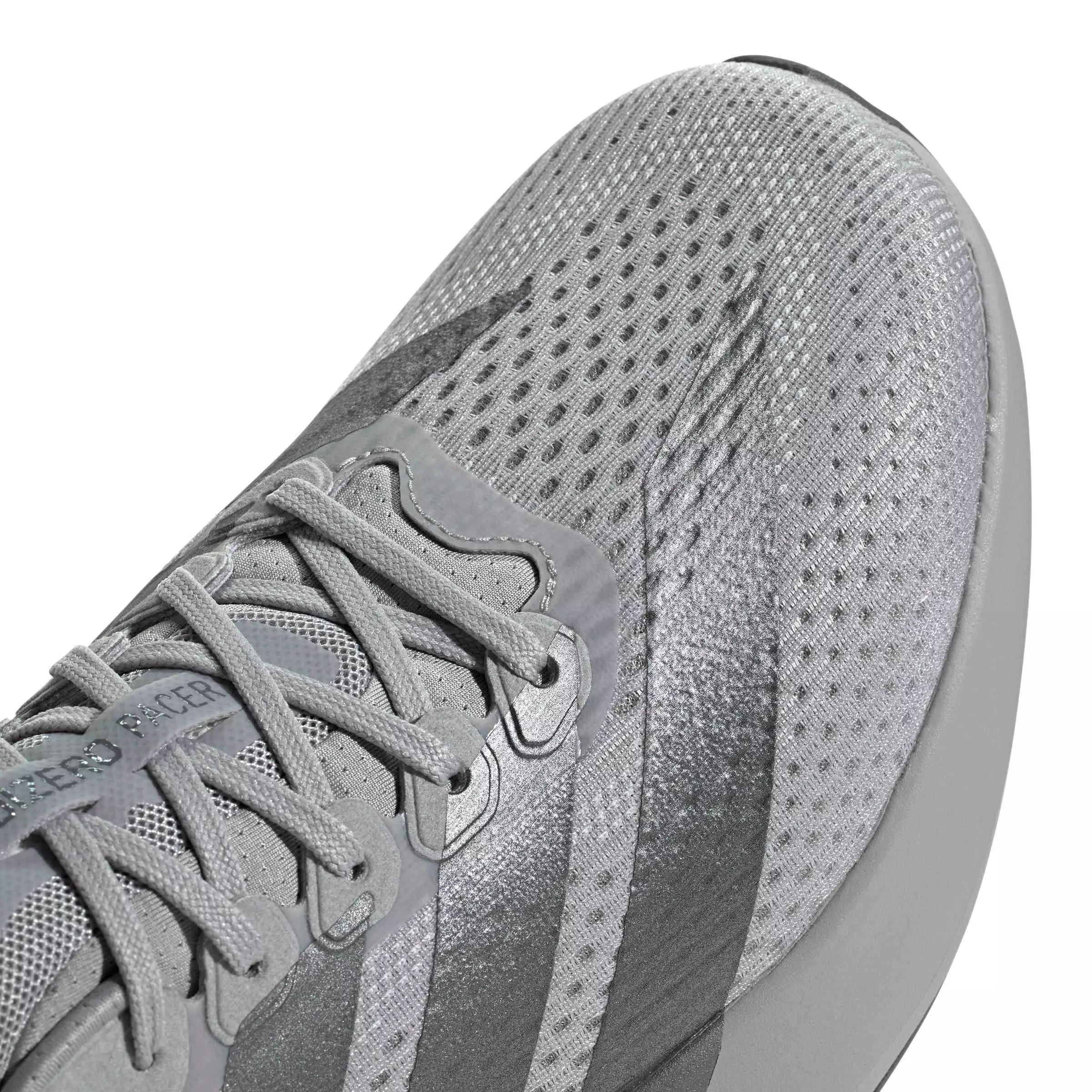 adidas Adizero Pacer "Grey Two/Iron Metallic/Grey Four" Men's Running Shoe - GREY/IRON/GREY