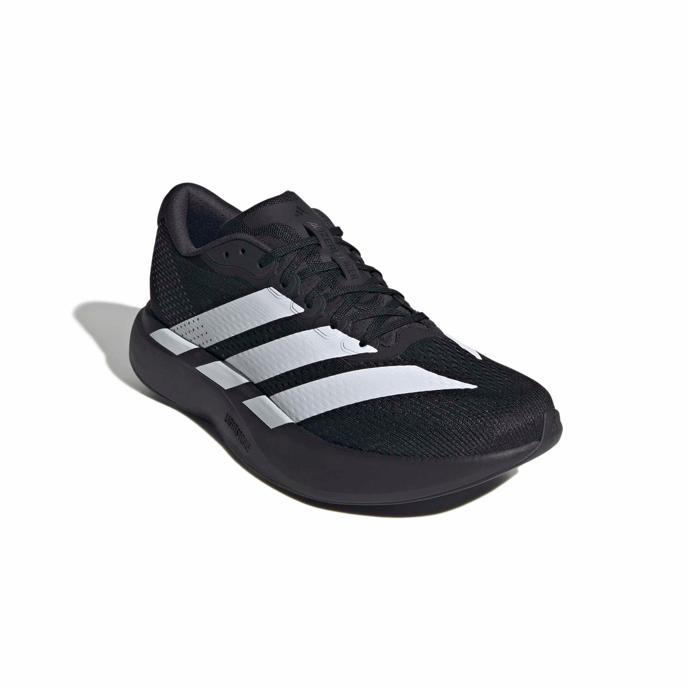 adidas Adizero Pacer "Core Black/Ftwr White/Carbon" Men's Running Shoe - BLACK/WHITE/CARBON