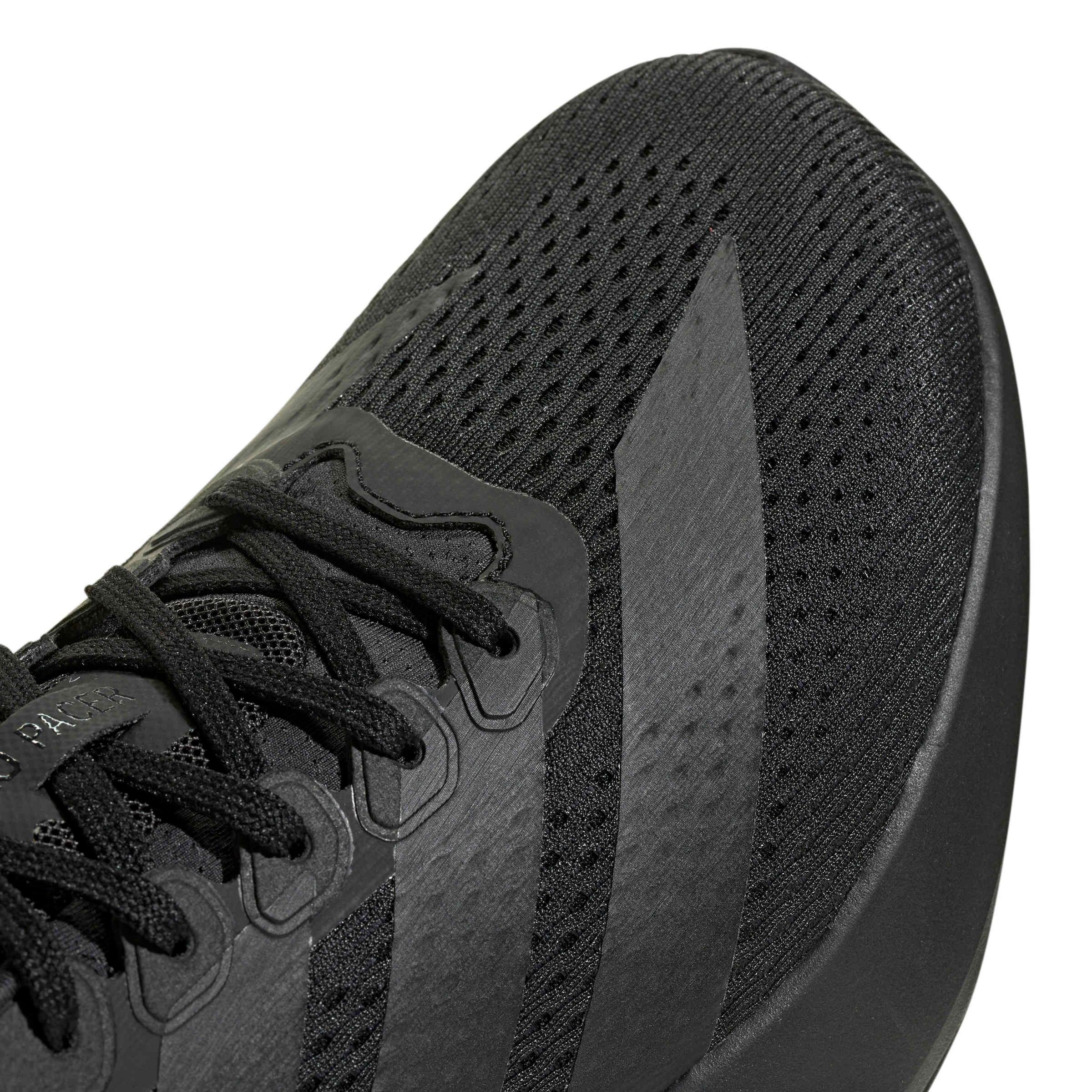 adidas Adizero Pacer "Core Black/Core Black/Carbon" Men's Running Shoe - BLACK/BLACK/CARBON