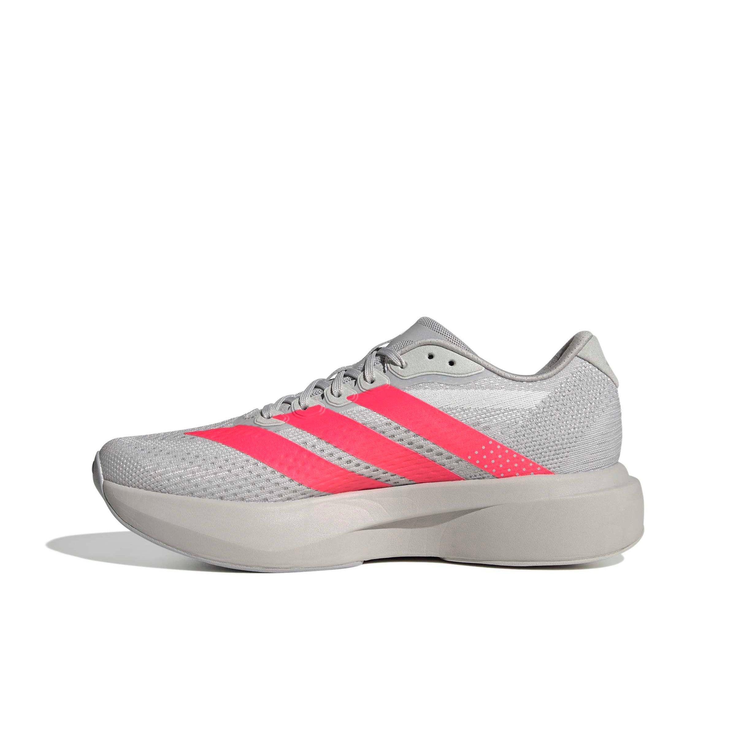 adidas Adizero Pacer "Grey Two/Lucid Red/Halo Silver" Men's Running Shoe - GREY/RED/SILVER