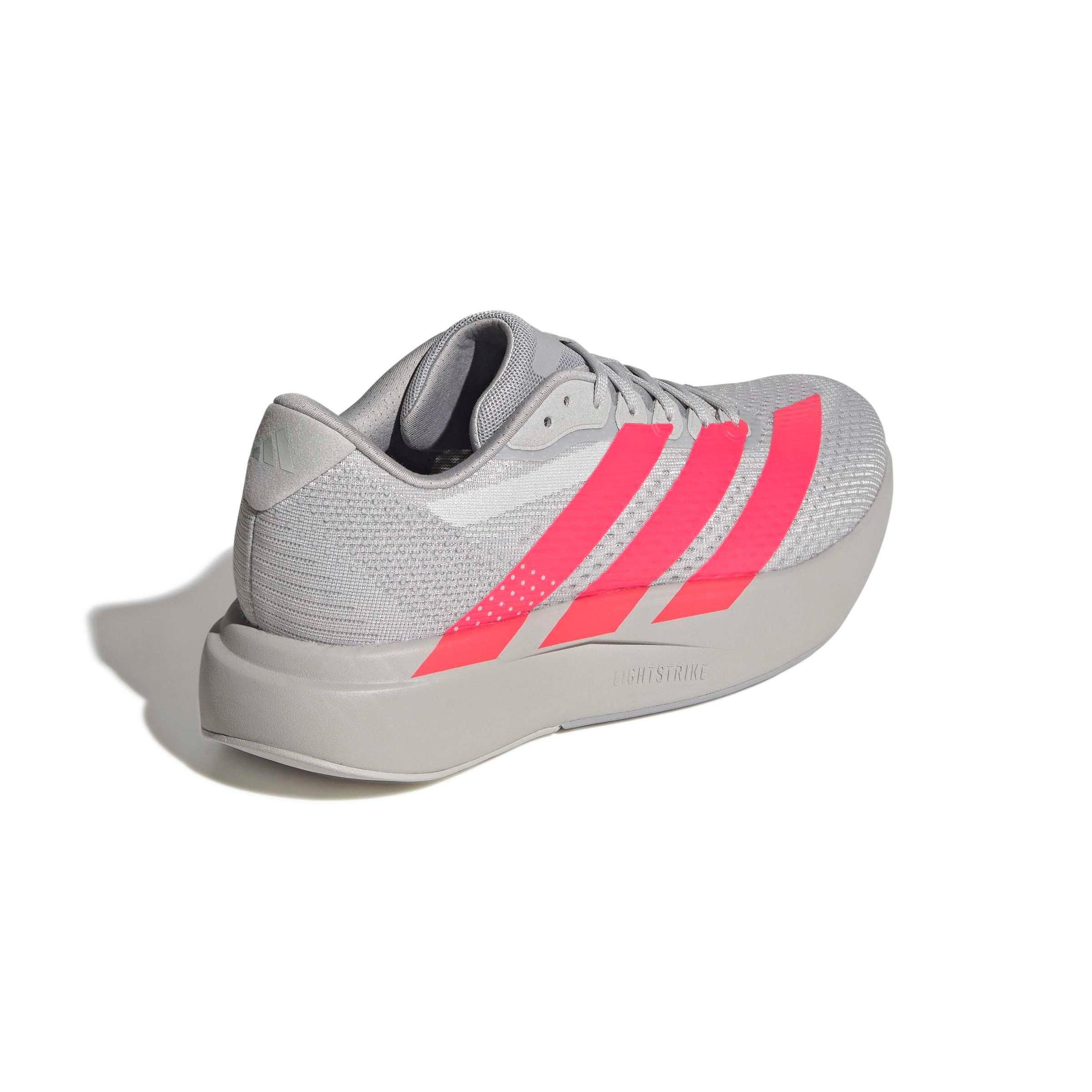 adidas Adizero Pacer "Grey Two/Lucid Red/Halo Silver" Men's Running Shoe - GREY/RED/SILVER