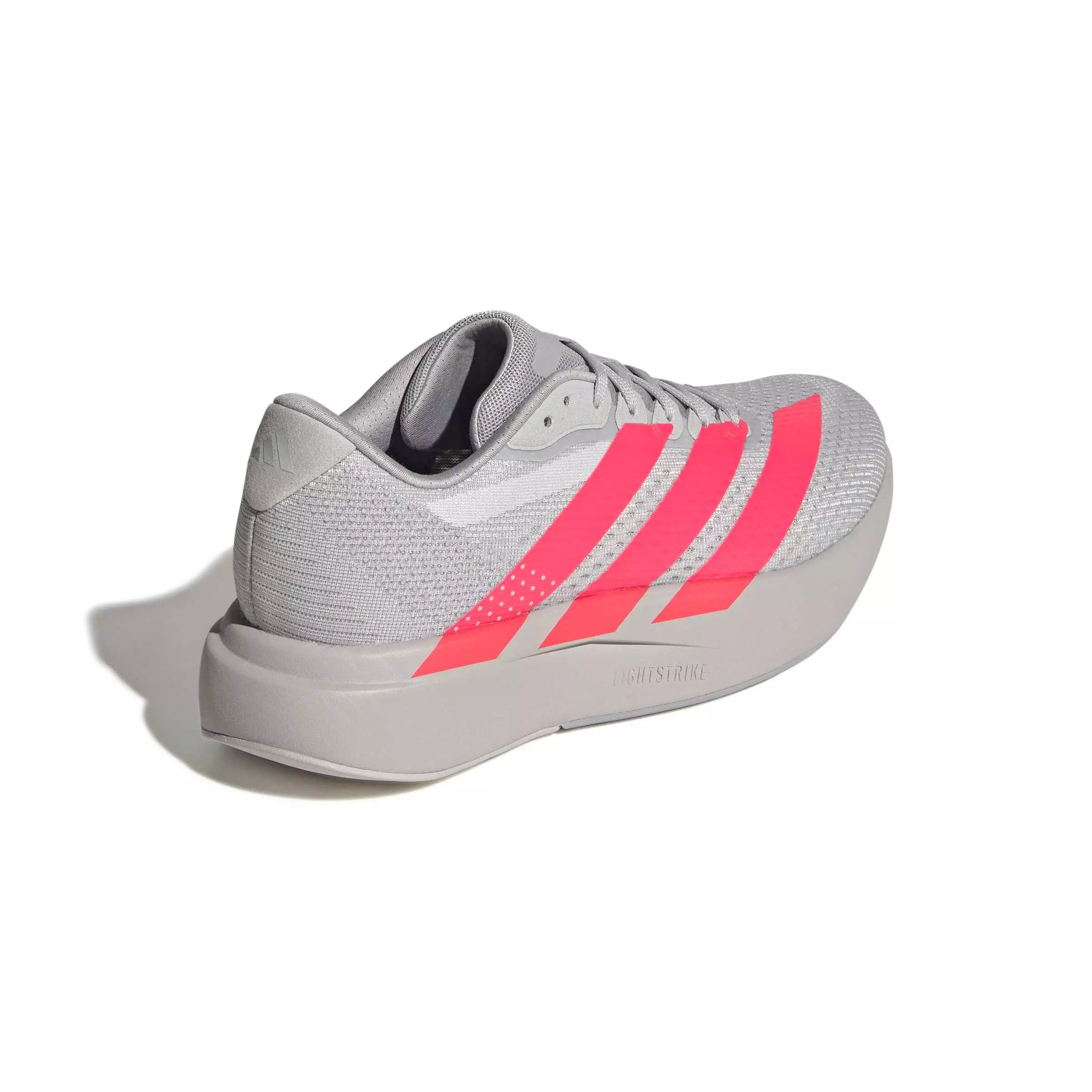 adidas Adizero Pacer "Grey Two/Lucid Red/Halo Silver" Men's Running Shoe - GREY/RED/SILVER