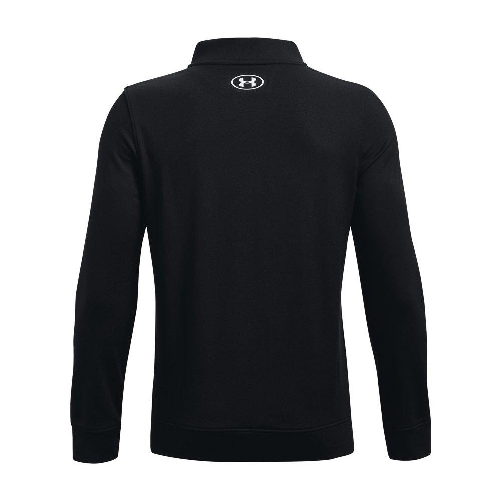 Under Armour Big Boys' Pennant 2.0 Full-Zip Jacket-Black/White - BLACK/WHITE Thumbnail View 2