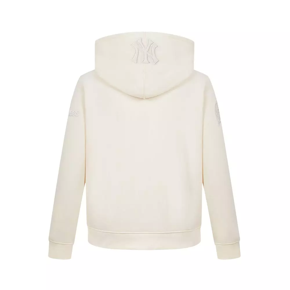 Pro Standard Big Boys' MLB New York Yankees Neutral Fleece Pullover Hoodie - Cream - CREAM