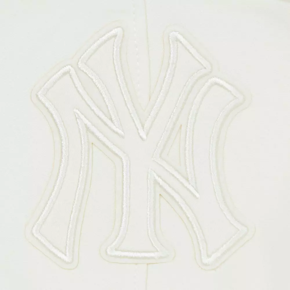 Pro Standard Big Boys' MLB New York Yankees Neutral Fleece Pullover Hoodie - Cream - CREAM