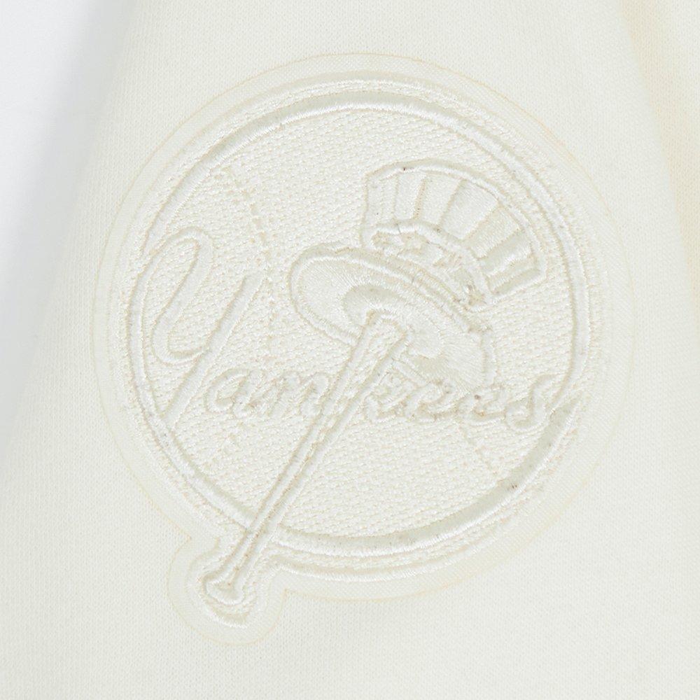 Pro Standard MLB New York Yankees Neutral Big Boys' Cream Fleece Pullover Hoodie