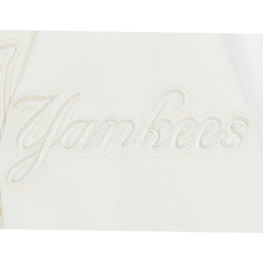 Pro Standard MLB New York Yankees Neutral Big Boys' Cream Fleece Pullover Hoodie