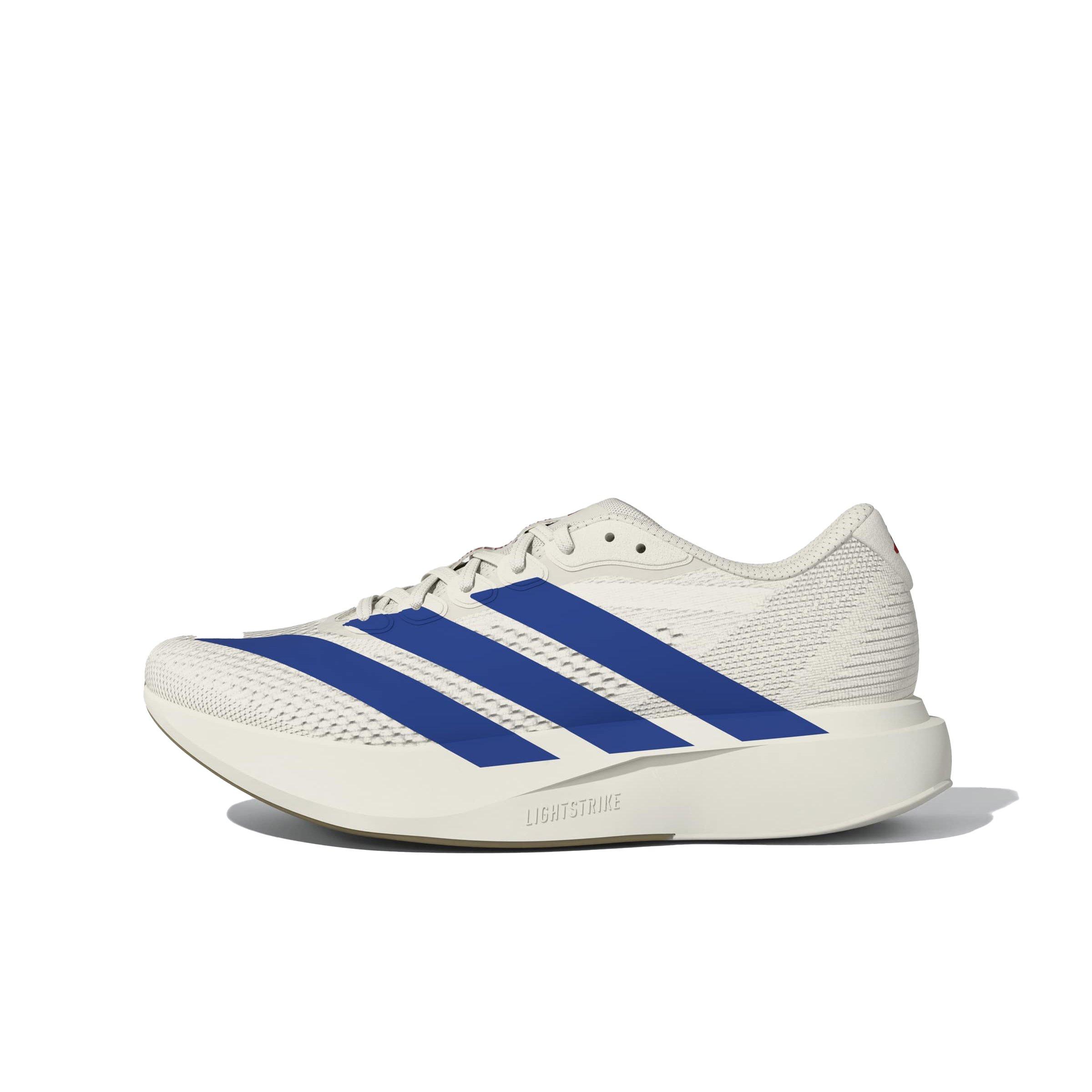 adidas Adizero Pacer "Core White/Team Royal Blue/Pure Ruby" Men's Running Shoe - WHITE/ROYAL/RUBY