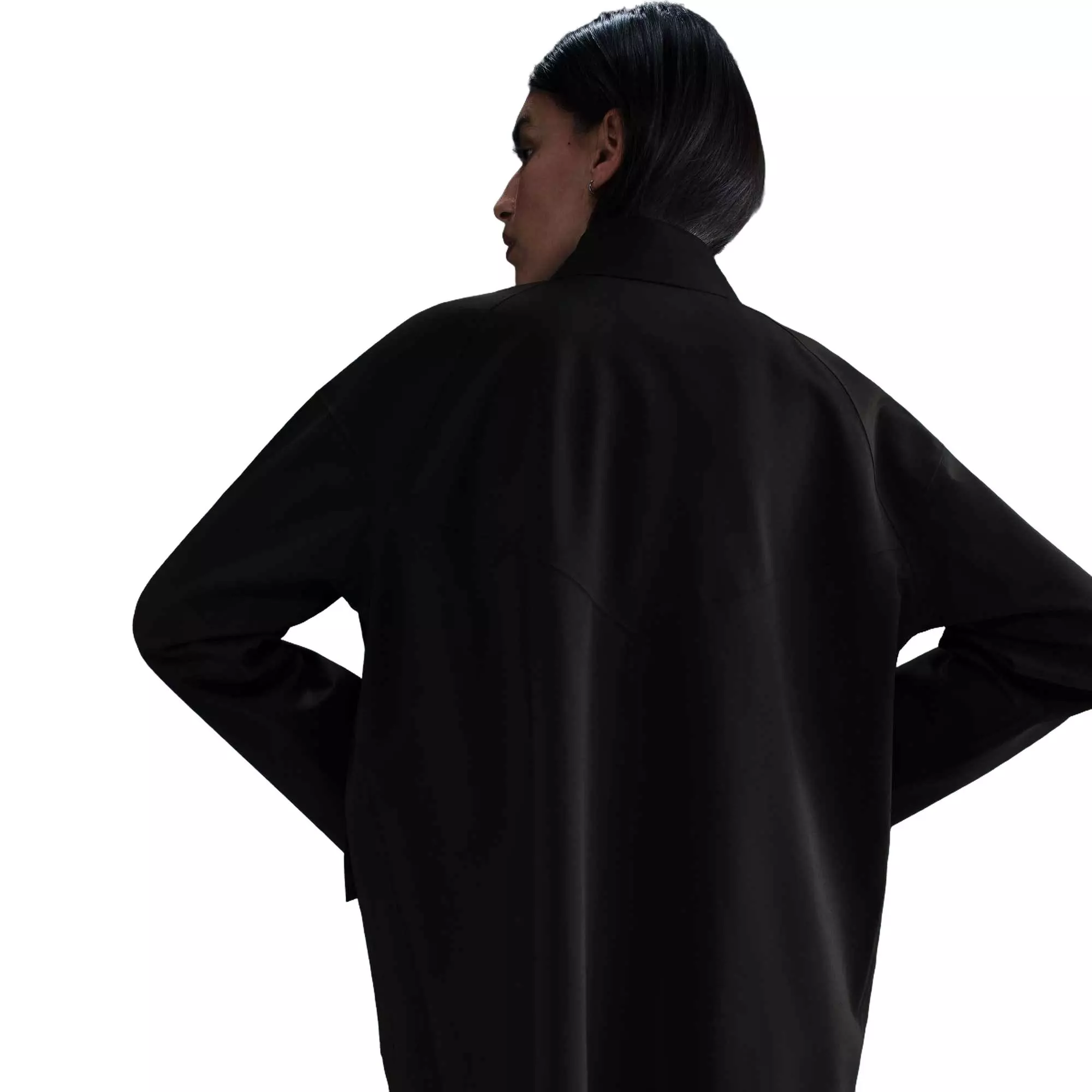 Nike Women's Sportswear Storm-FIT ADV WR Oversized Trench Coat -Black - BLACK