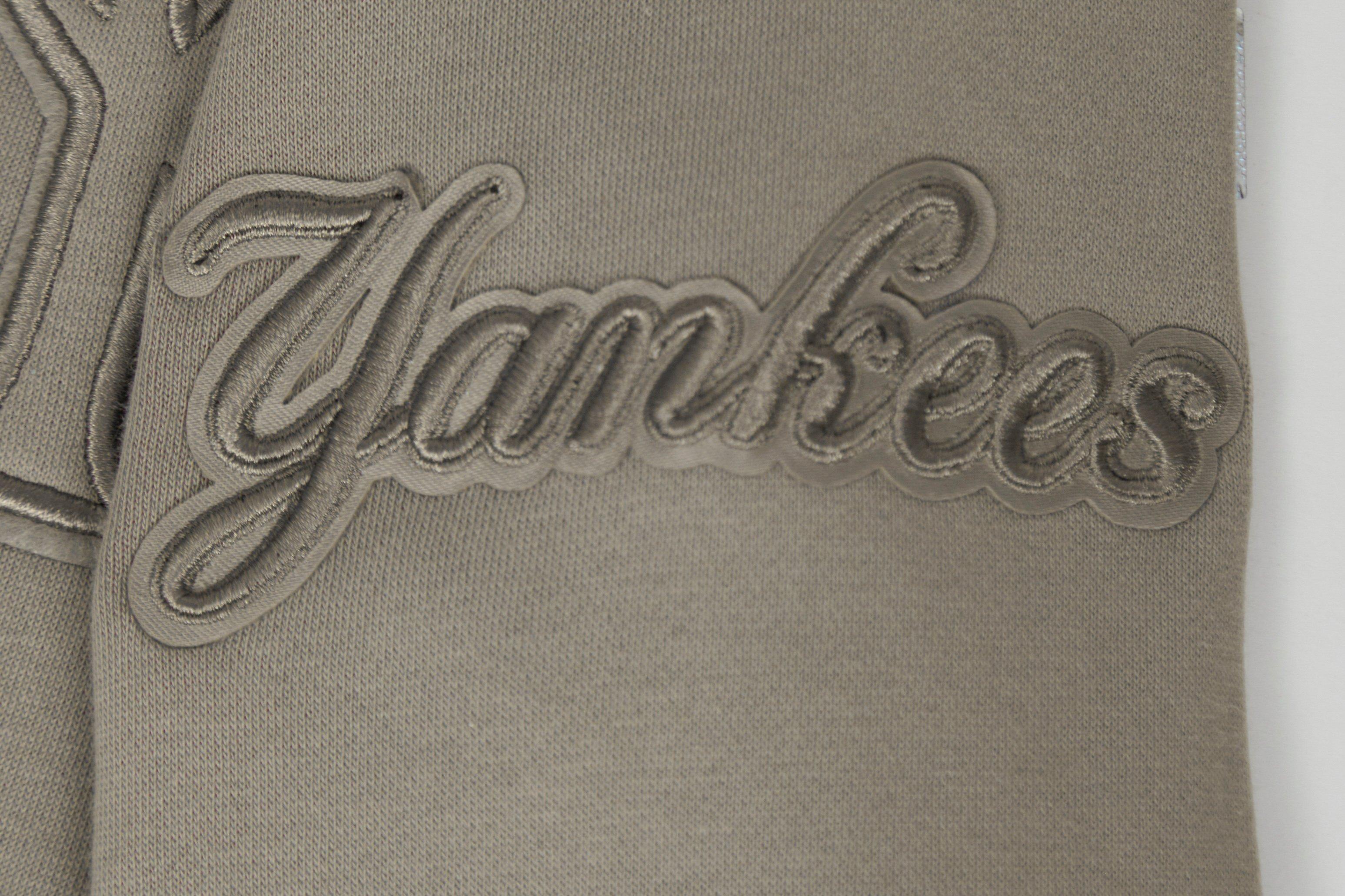 Pro Standard MLB New York Yankees Neutral Big Boys' Khaki Fleece Pullover Hoodie