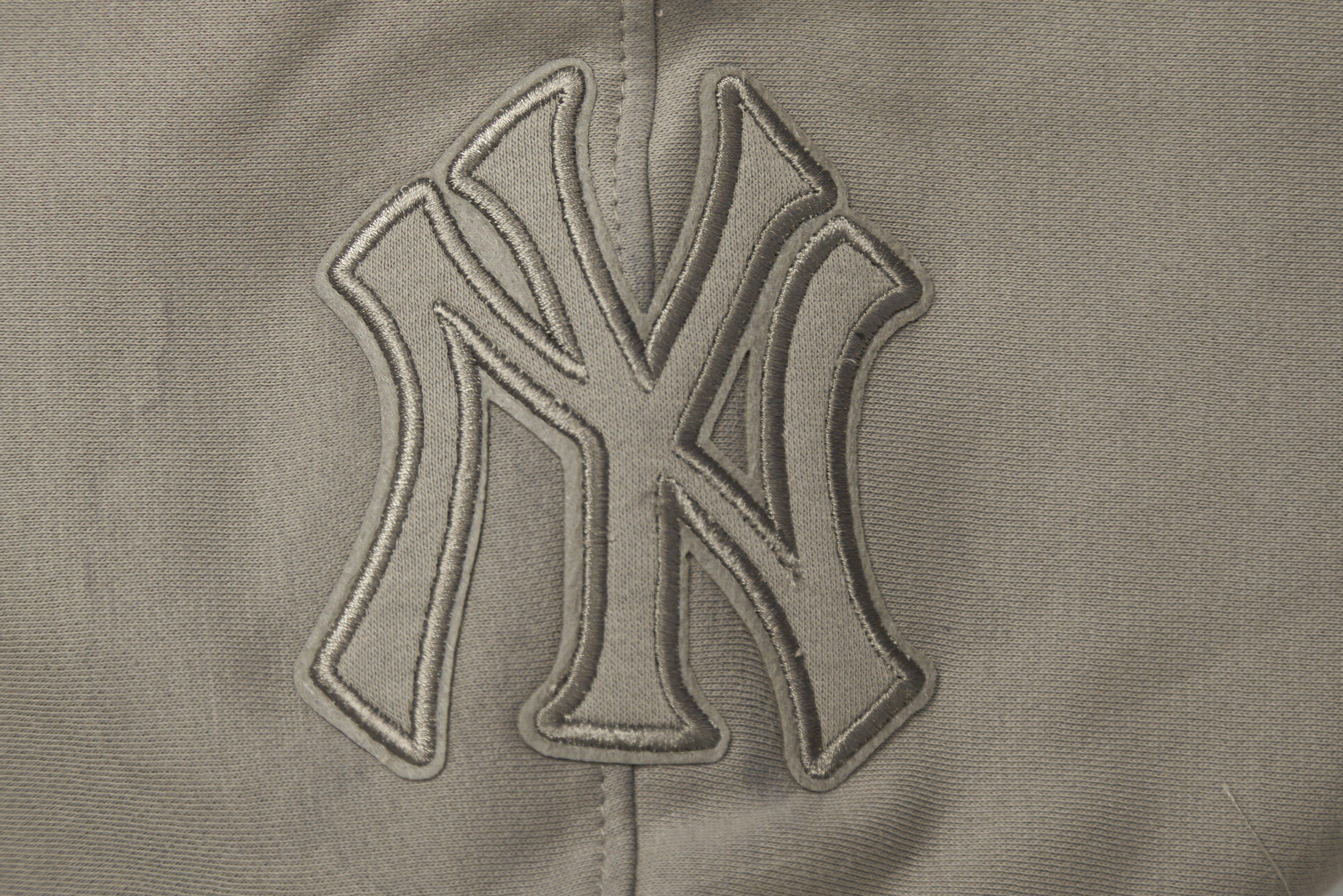 Pro Standard Big Boys' MLB New York Yankees Neutral Fleece Pullover Hoodie - Khaki - KHAKI Thumbnail View 4