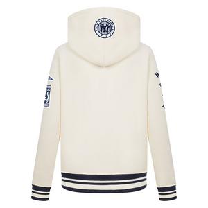 Pro Standard Big Boys' MLB New York Yankees Retro Classic Rib Fleece Po Hoodie -Cream