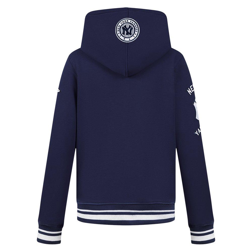 Pro Standard MLB New York Yankees Retro Classic Big Boys' Navy Rib Fleece PO Hoodie