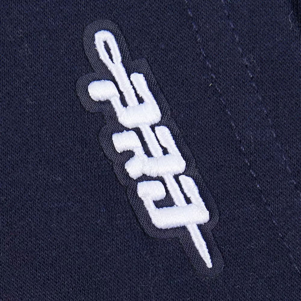 Pro Standard Big Boys' MLB New York Yankees Retro Classic Fleece Rib Po Hoodie -Navy - NAVY