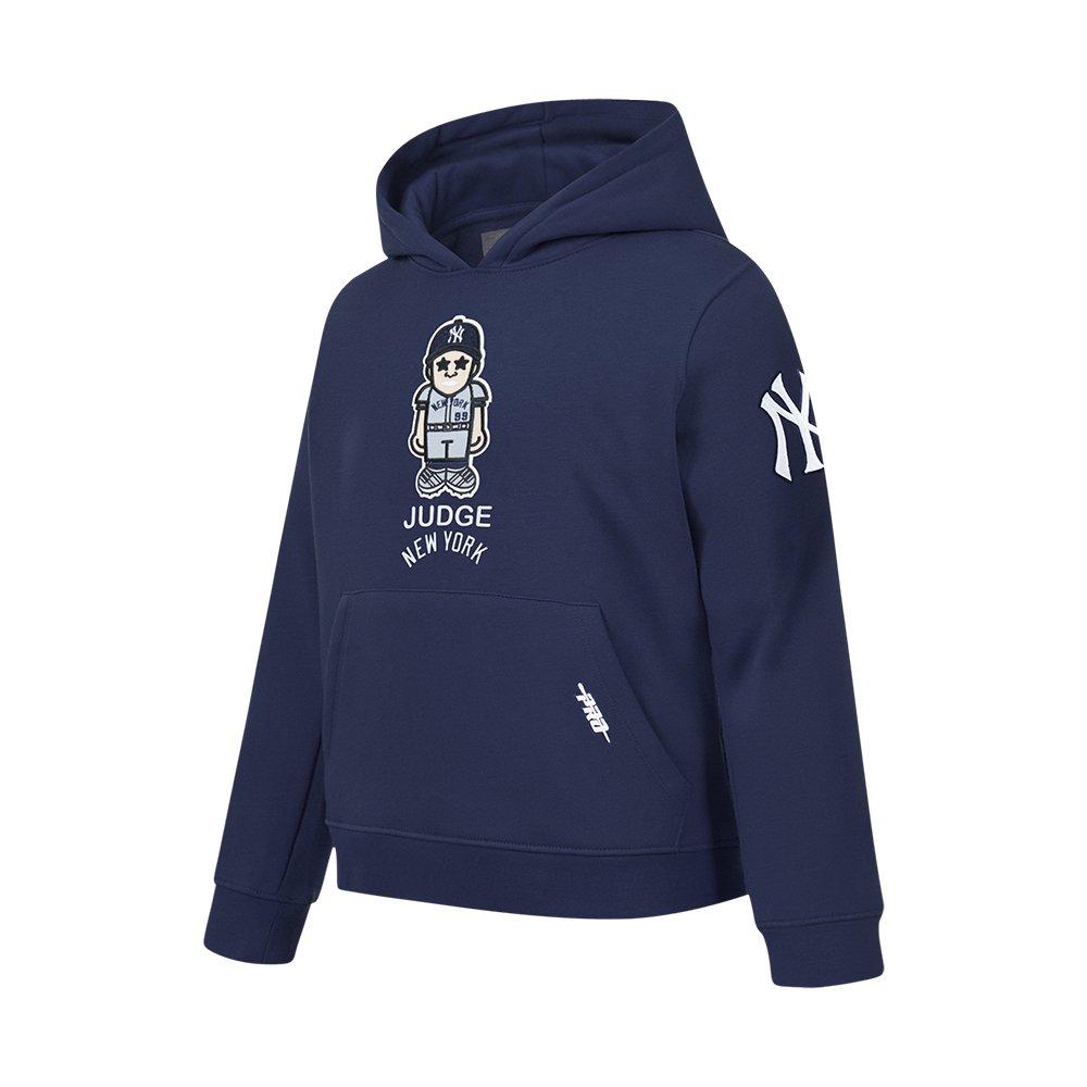 Pro Standard Big Boys' MLB New York Yankees Aaron Judge #99 Avatar Fleece PO Hoodie -Navy - NAVY