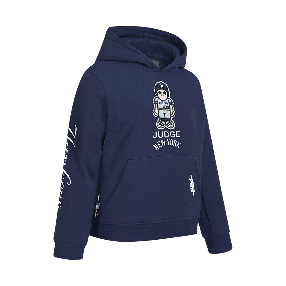 Pro Standard Big Boys' MLB New York Yankees Aaron Judge #99 Avatar Fleece PO Hoodie -Navy - NAVY