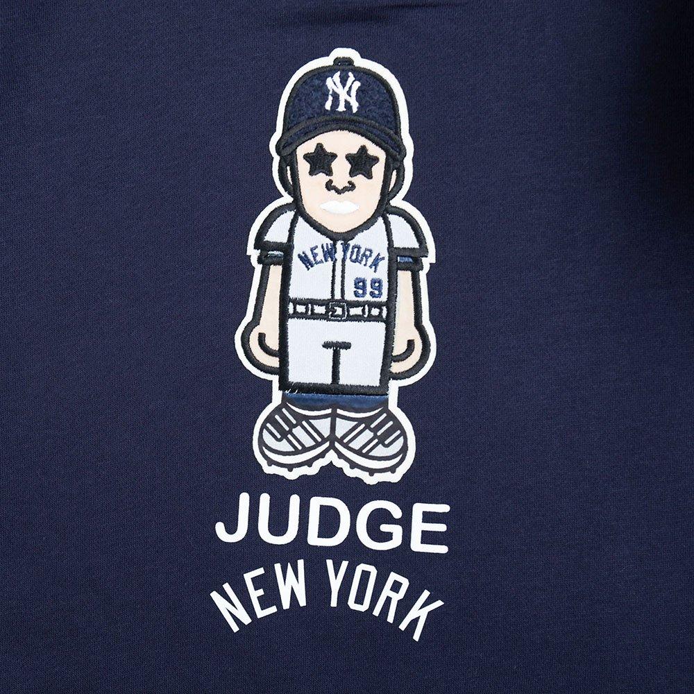 Pro Standard Big Boys' MLB New York Yankees Aaron Judge #99 Avatar Fleece PO Hoodie -Navy - NAVY