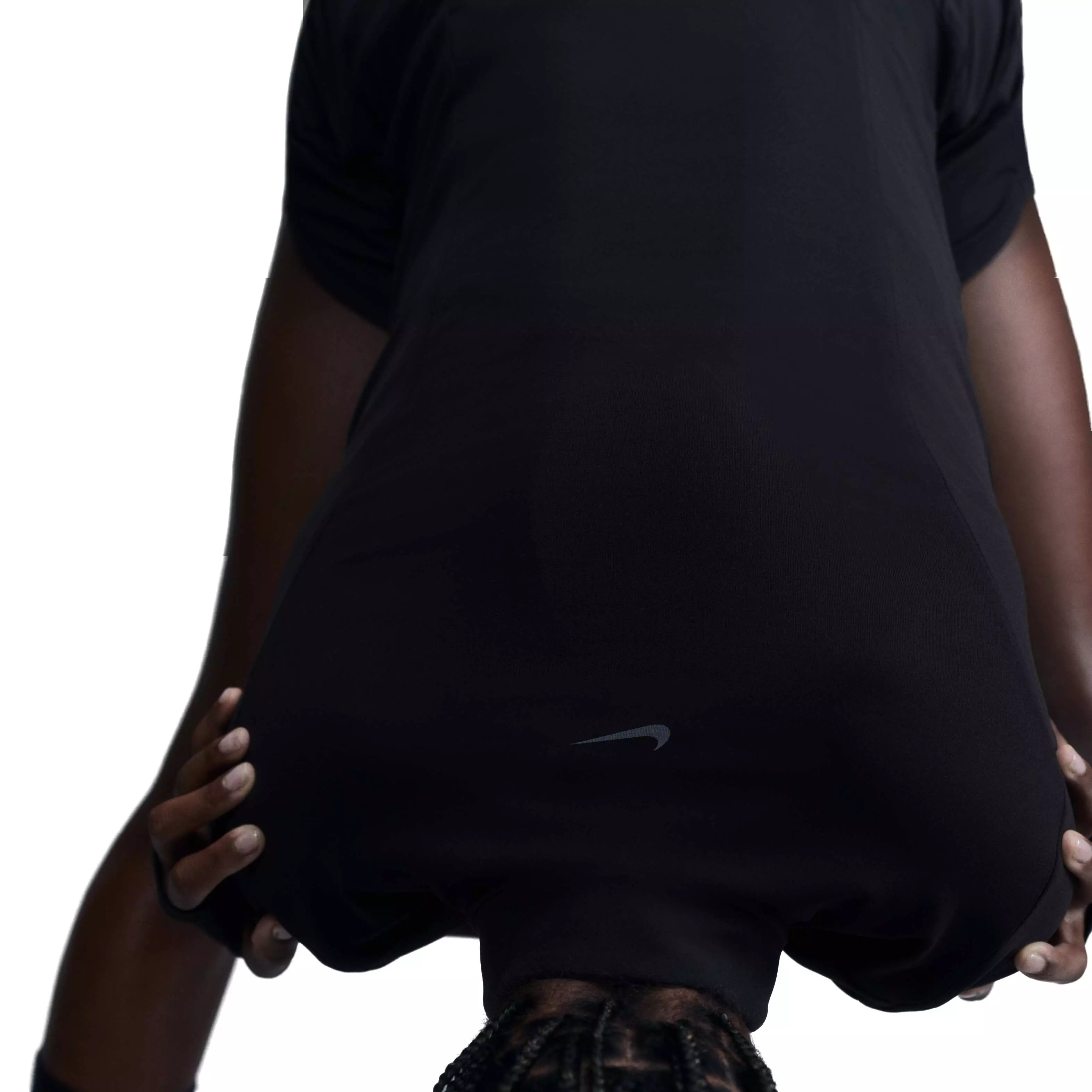 Nike Women's Zenvy Dri-FIT Full-Zip Long-Sleeve Top - Black - BLACK