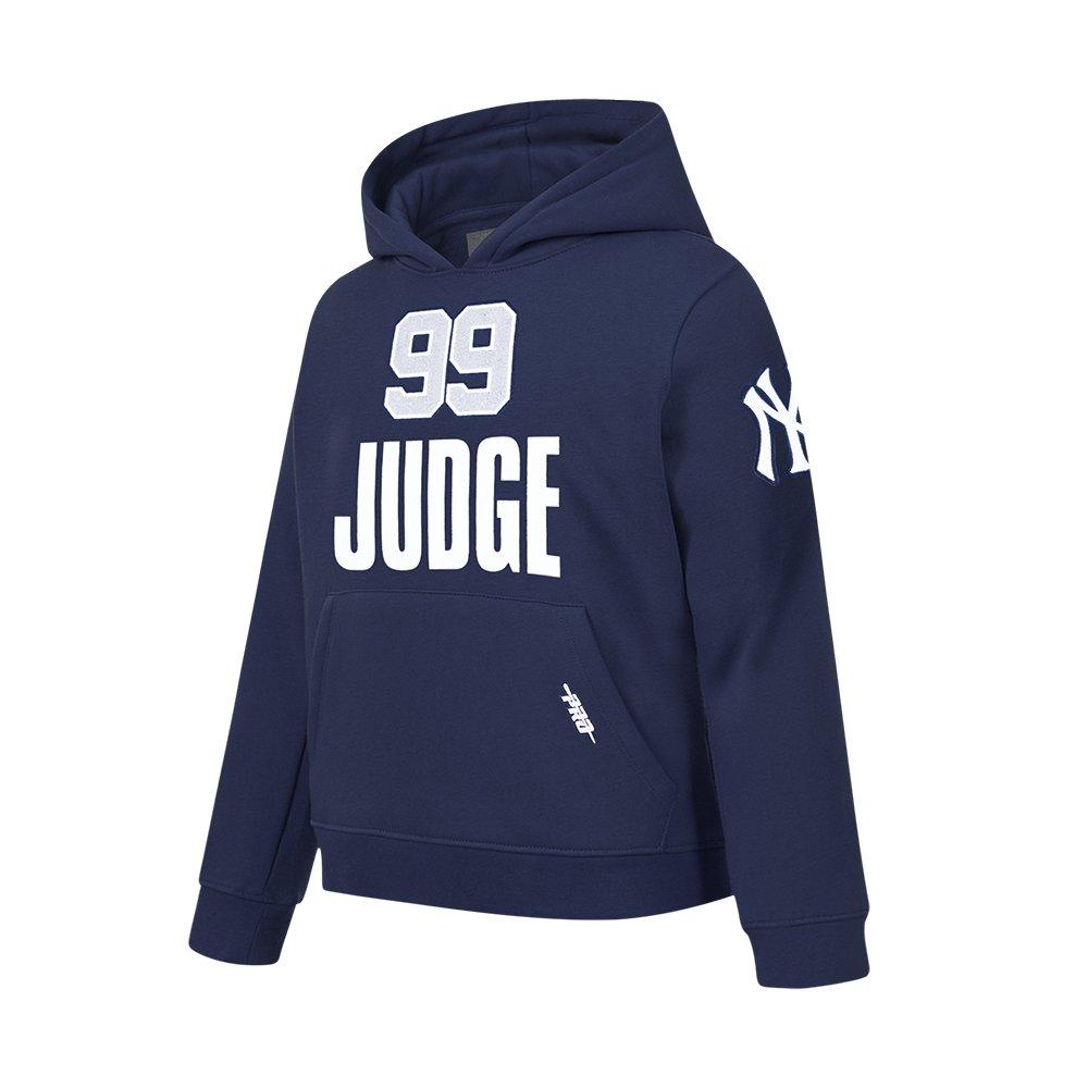 Pro Standard MLB New York Yankees Aaron Judge #99 Classic Big Boys' Navy Fleece PO Hoodie