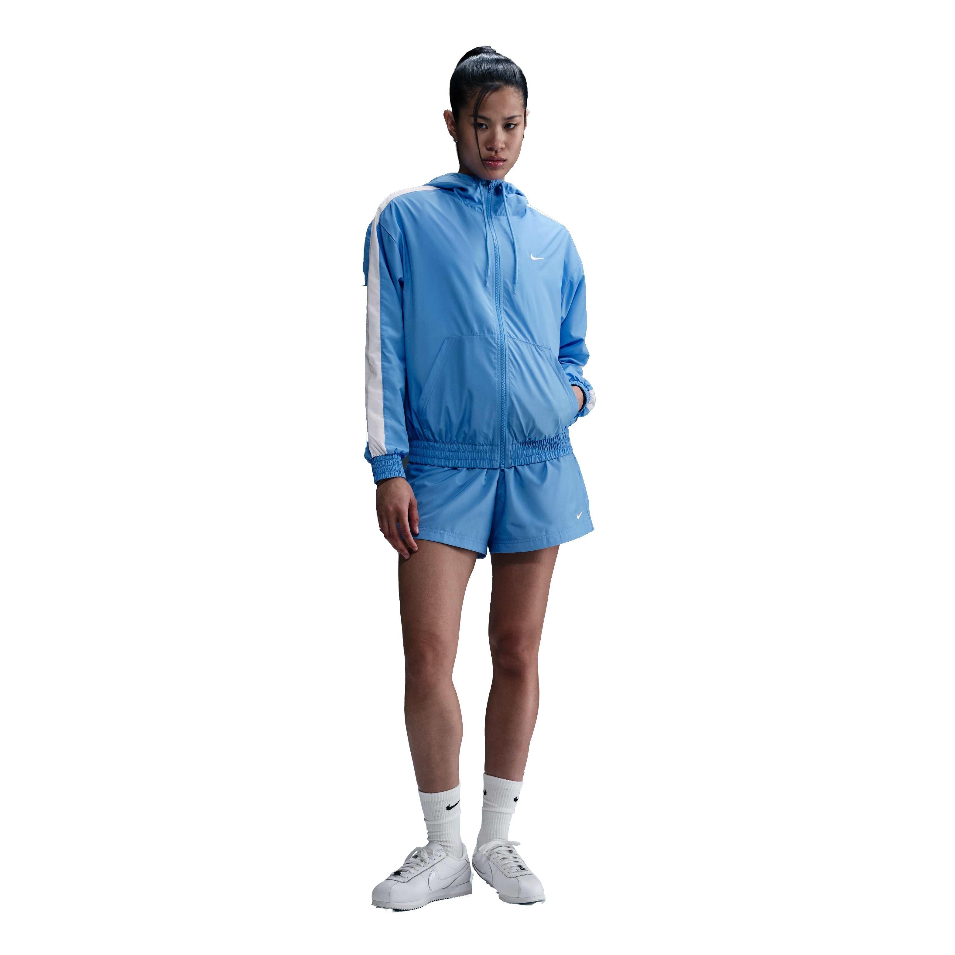 Nike Sportswear Classic Wovens Women's Blue Mid-Rise Shorts