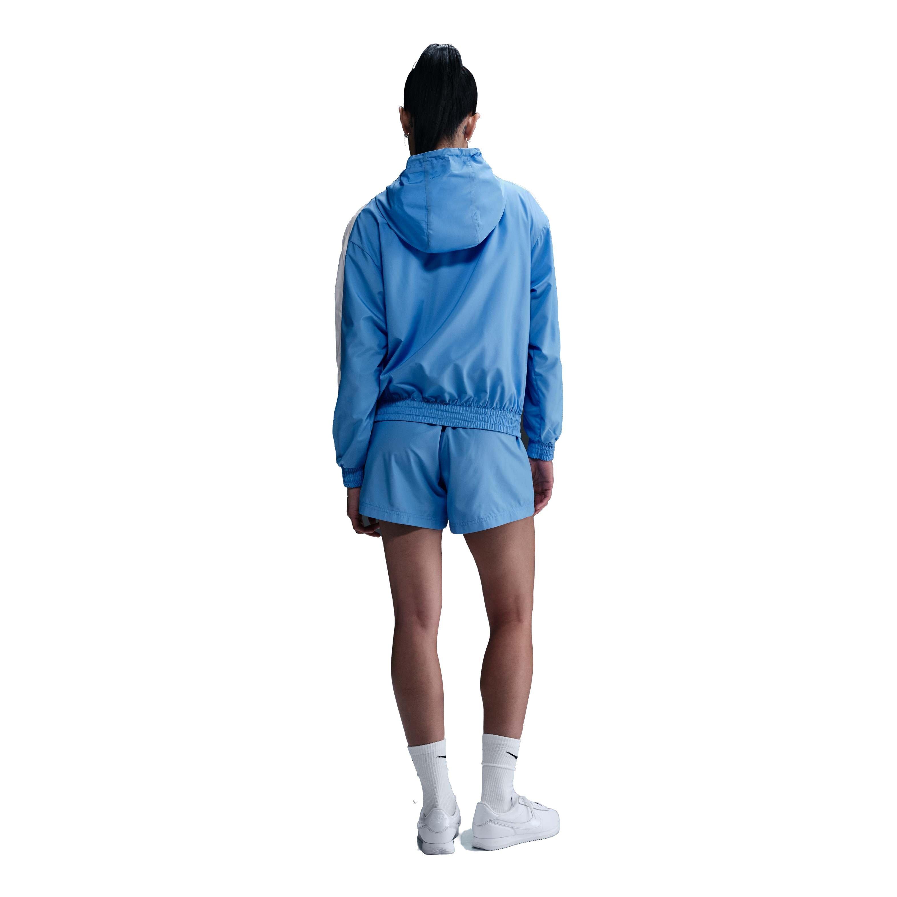 Nike Sportswear Classic Wovens Women's Blue Mid-Rise Shorts