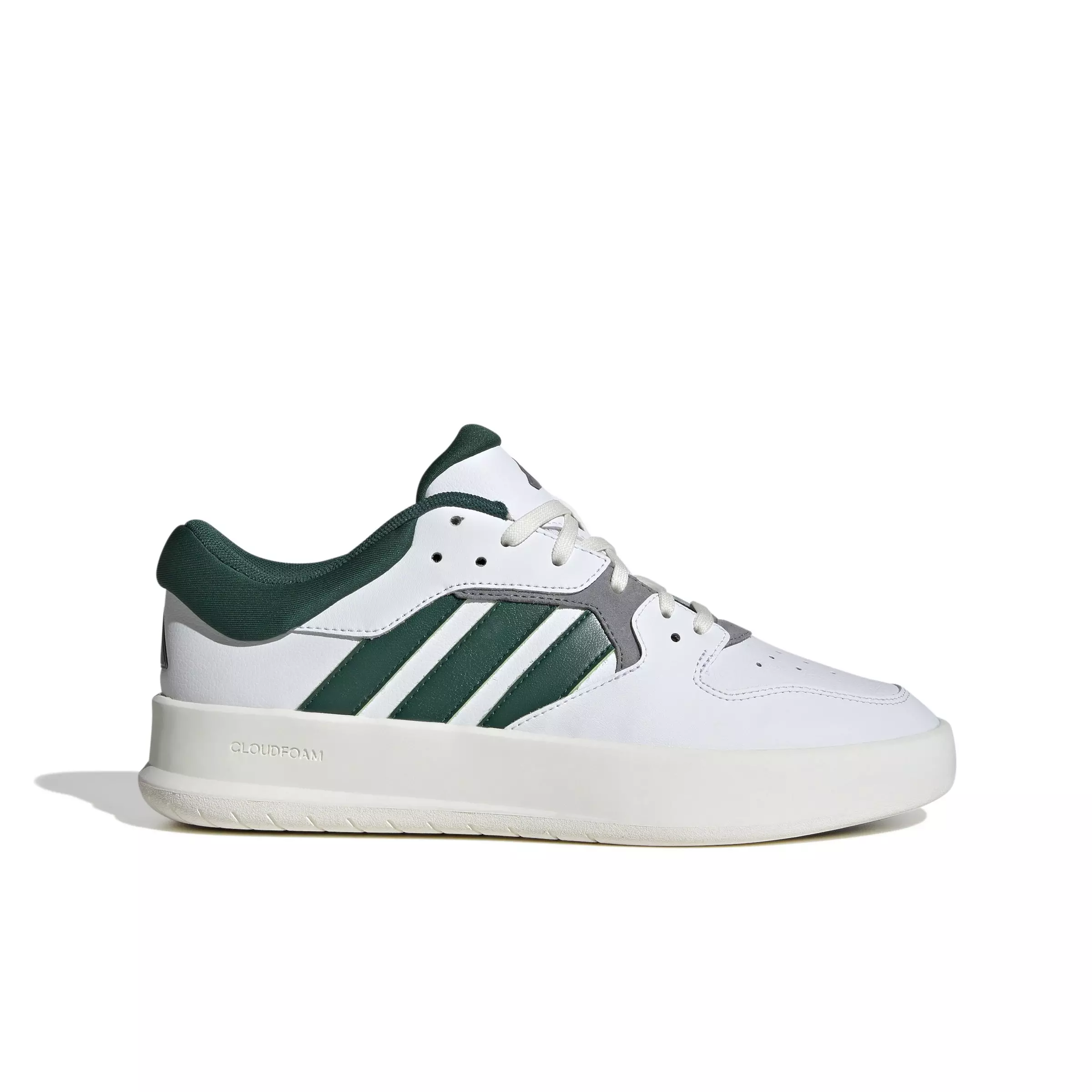 adidas Court 24 "Ftwr White/Collegiate Green/Off White" Men's Shoe - WHITE/GREEN/OFF WHITE