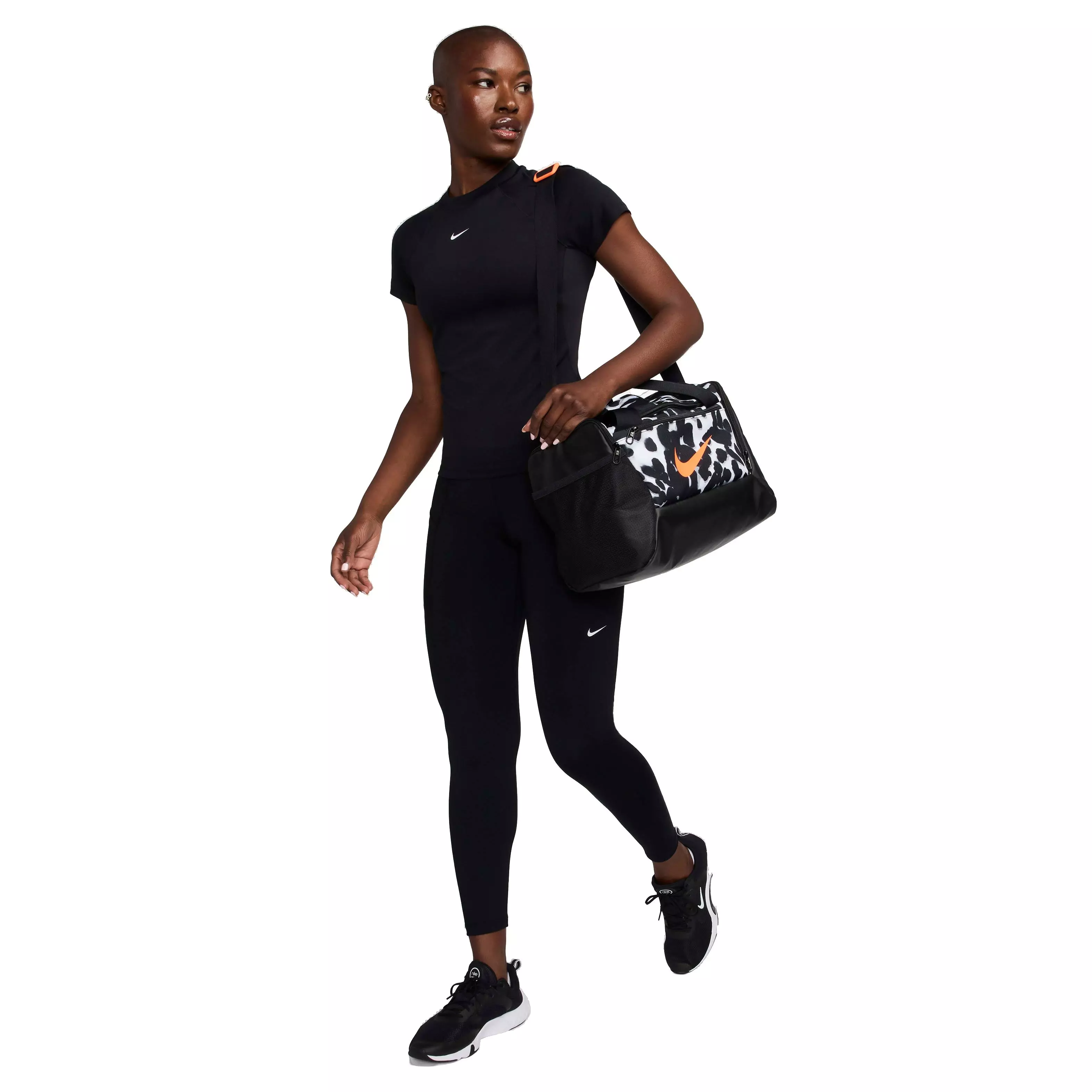 Nike Women's Pro Dri-FIT Short-Sleeve Top - Black - BLACK