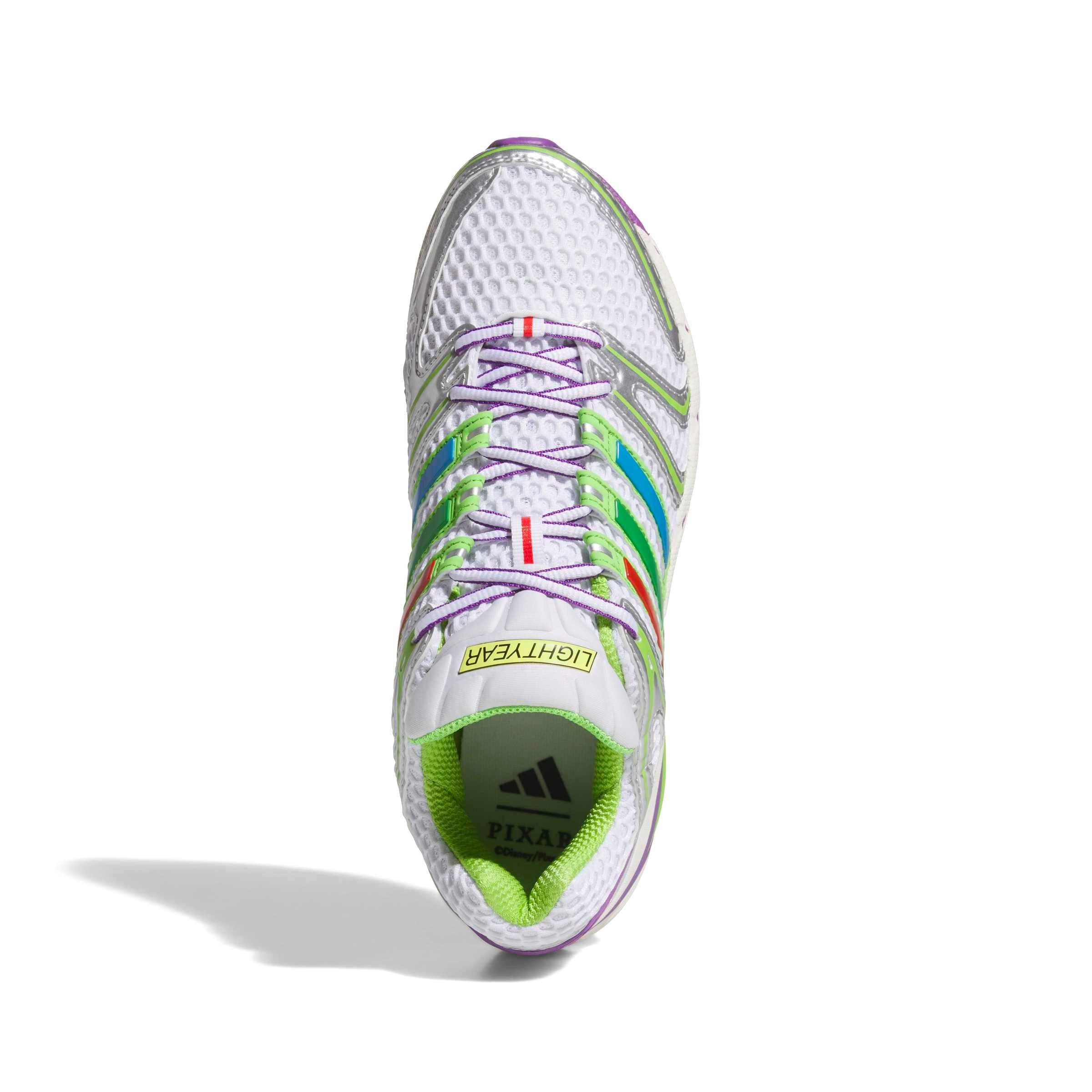 adidas Originals Pixar Toy Story Adistar Control 5 "Ftwr White/Solar Slime/Silver" Men's Shoe - WHITE/SLIME/SILVER