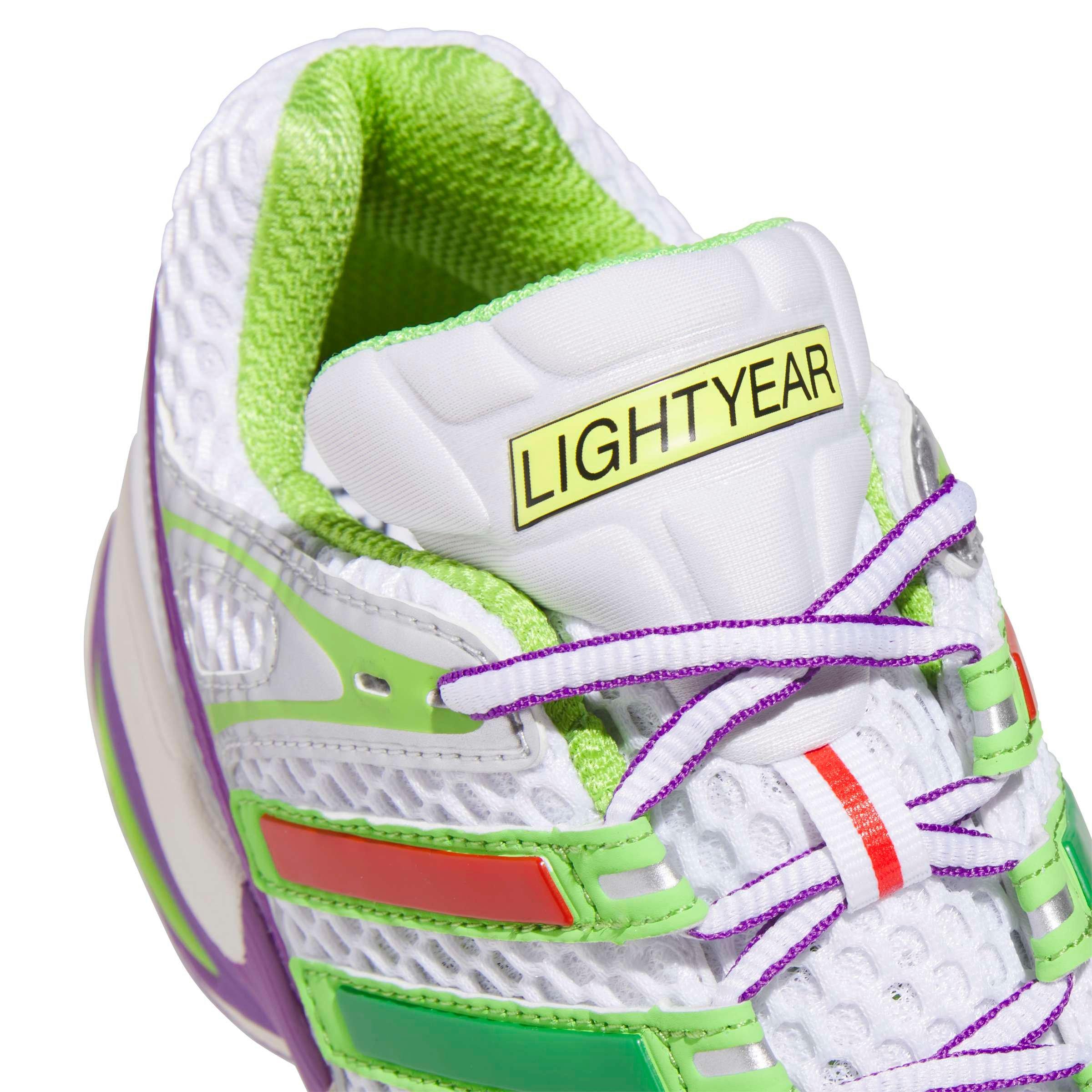 adidas Originals Pixar Toy Story Adistar Control 5 "Ftwr White/Solar Slime/Silver" Men's Shoe - WHITE/SLIME/SILVER