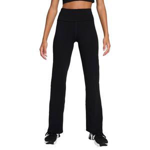 Nike One Women's Dri-FIT High-Waisted Fold-Over Pants -Black