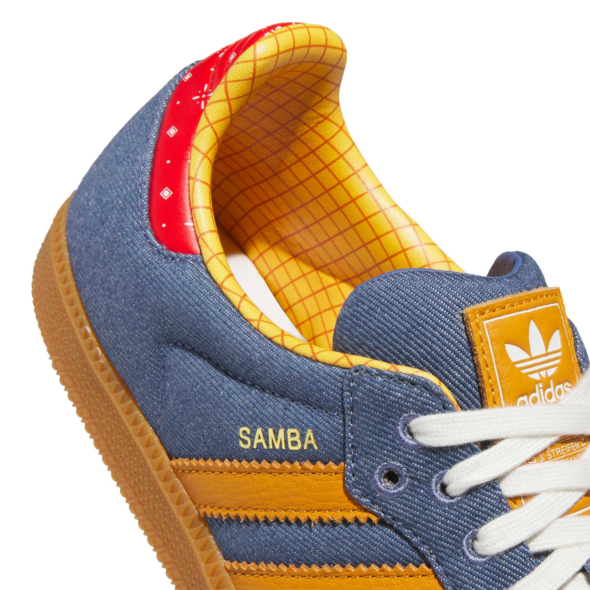 adidas Originals Pixar Toy Story Samba OG "Crew Blue/Crew Yellow/Off White" Men's Shoe - BLUE/YELLOW/OFF WHITE