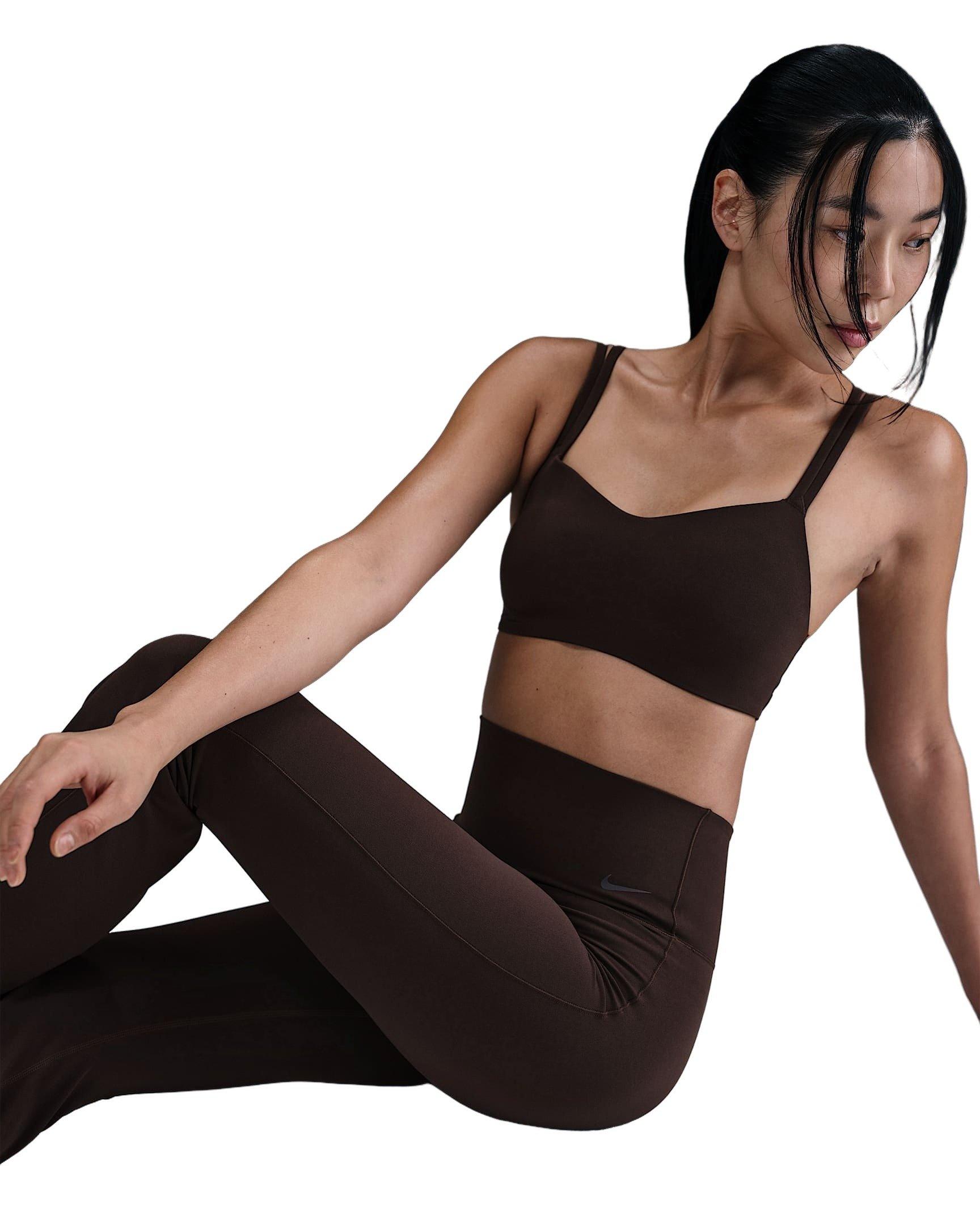 Nike Zenvy High-Waisted Women's Brown Flared Leggings