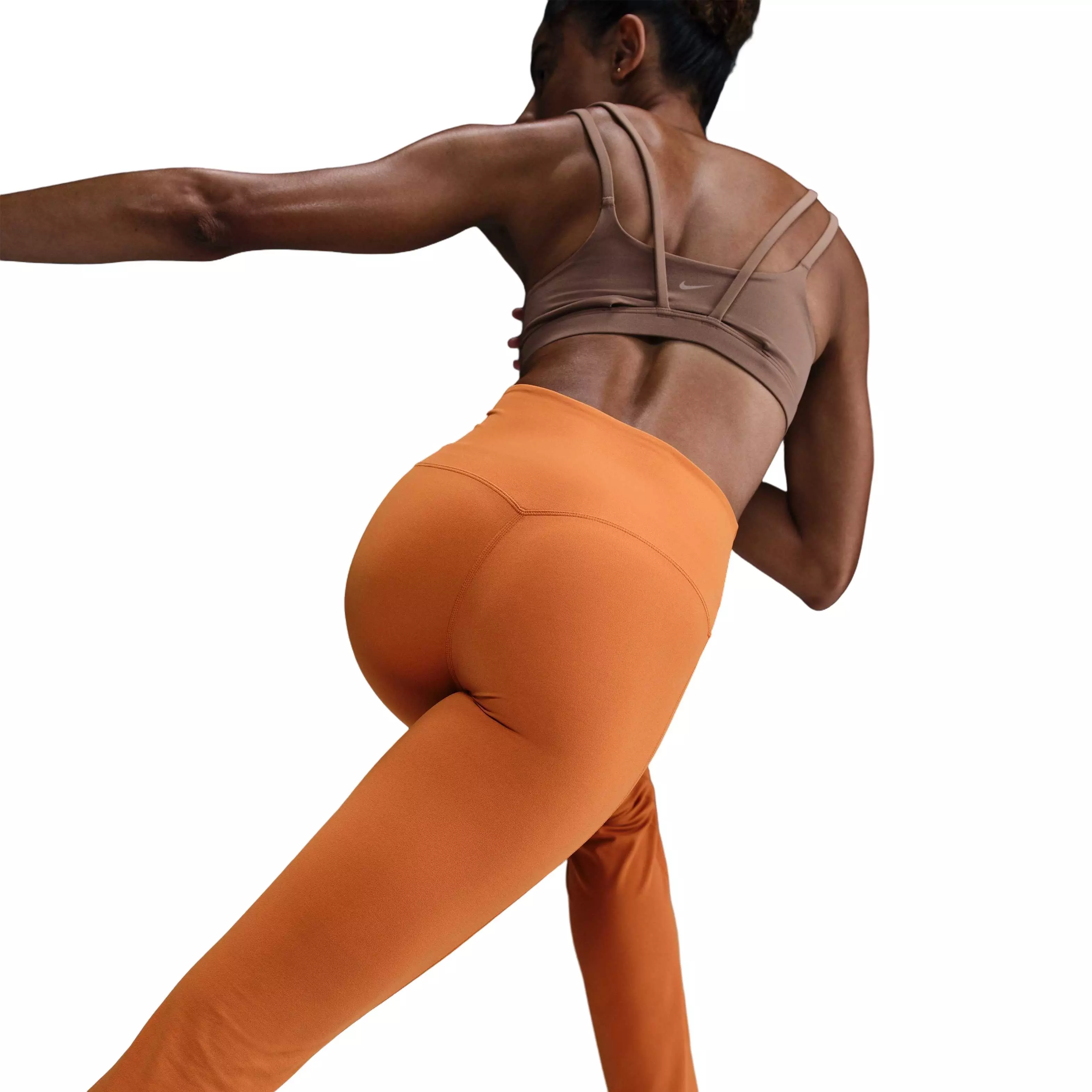Nike Women's Zenvy High-Waisted Flared Leggings - Orange - ORANGE