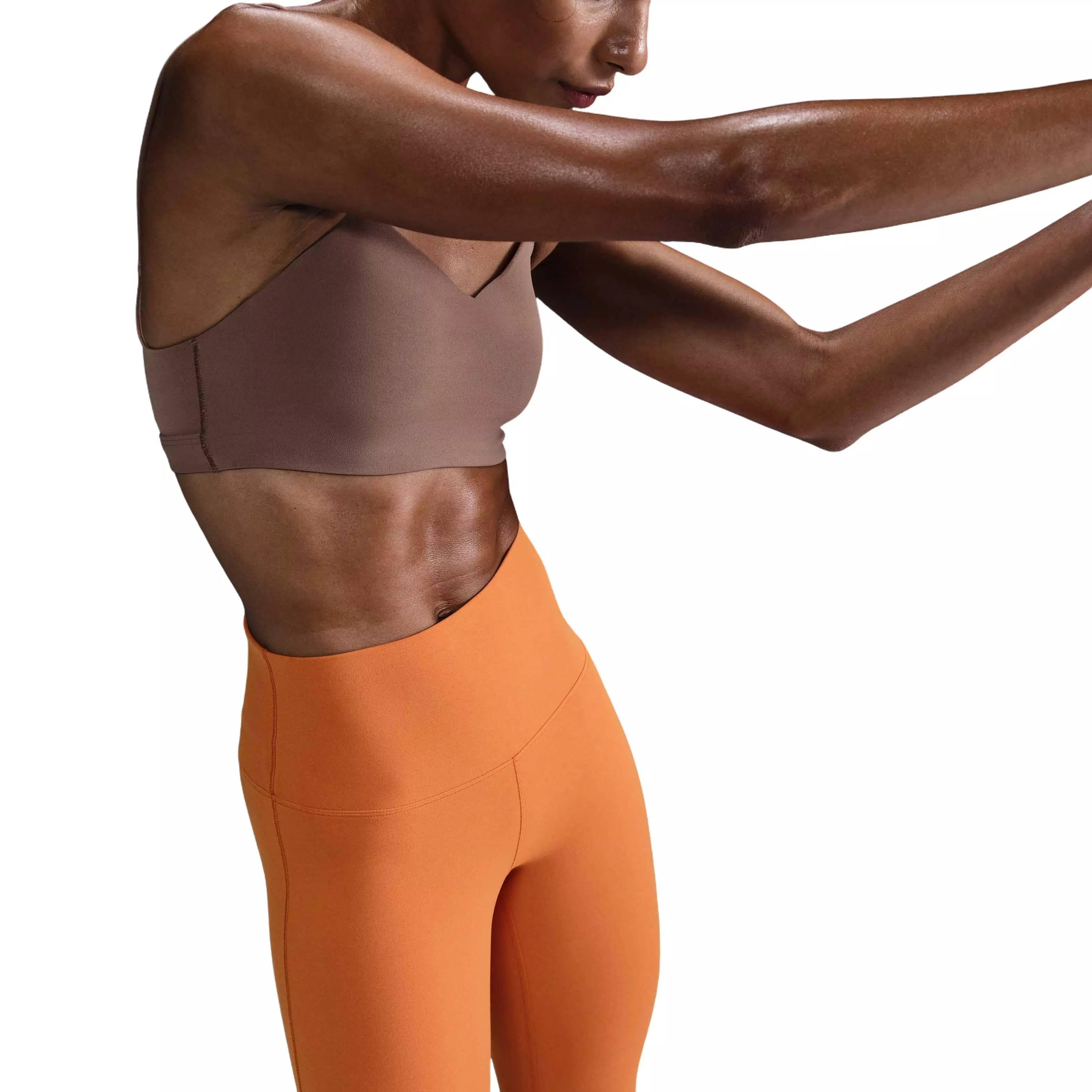 Nike Women's Zenvy High-Waisted Flared Leggings - Orange - ORANGE