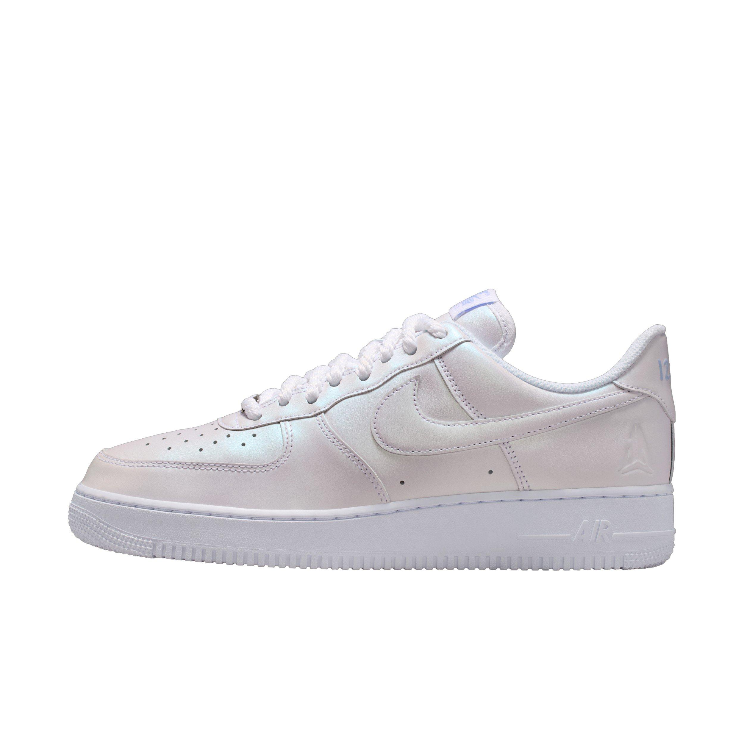 Nike Air Force 1 x Ja Morant "White/Metallic Silver/Cobalt" Men's Shoe - WHITE/SILVER/COBALT