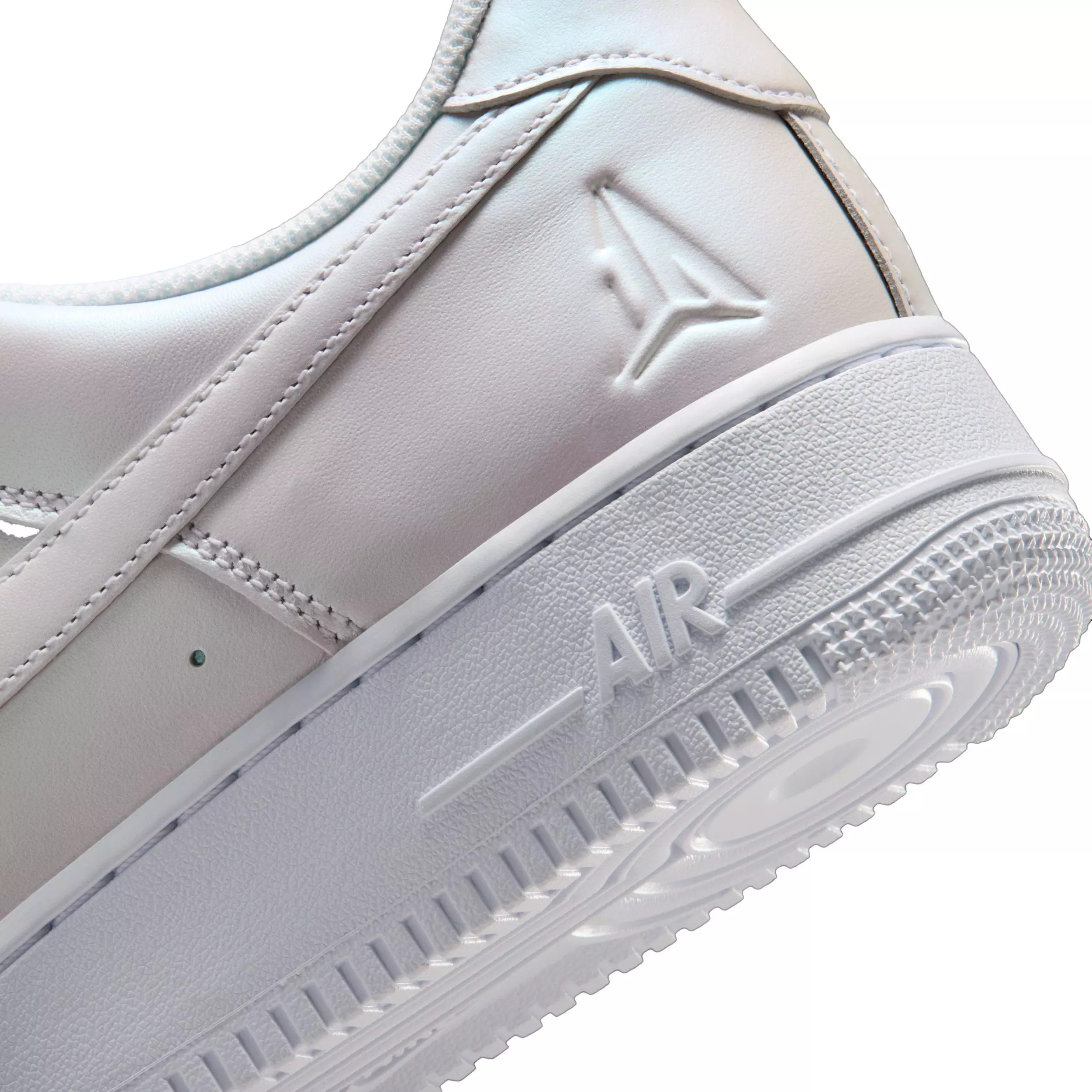 Nike Air Force 1 x Ja Morant "White/Metallic Silver/Cobalt" Men's Shoe - WHITE/SILVER/COBALT