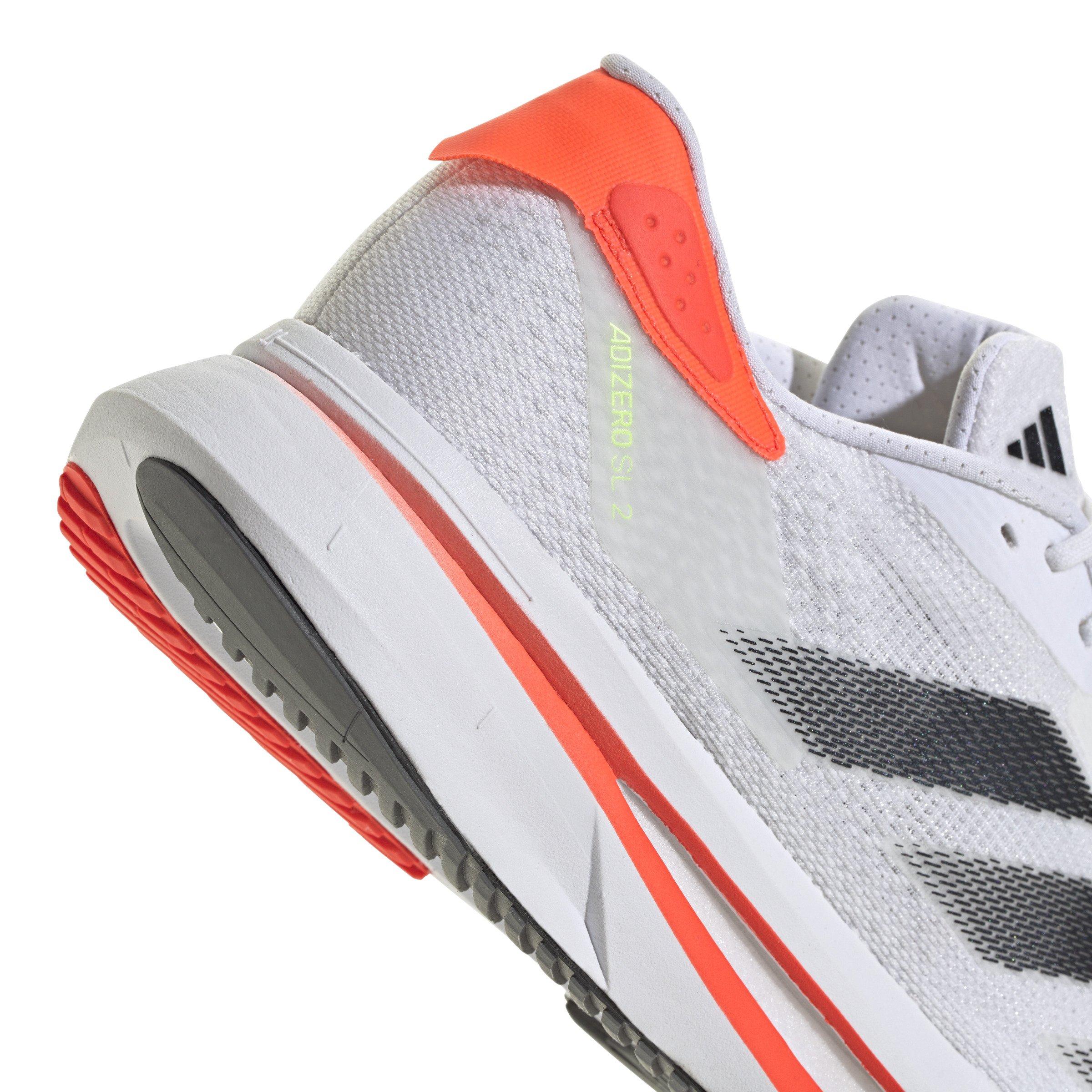adidas Adizero Sl2 "Ftwr White/Core Black/Orange" Men's Running Shoe - WHITE/BLACK/ORANGE Thumbnail View 8