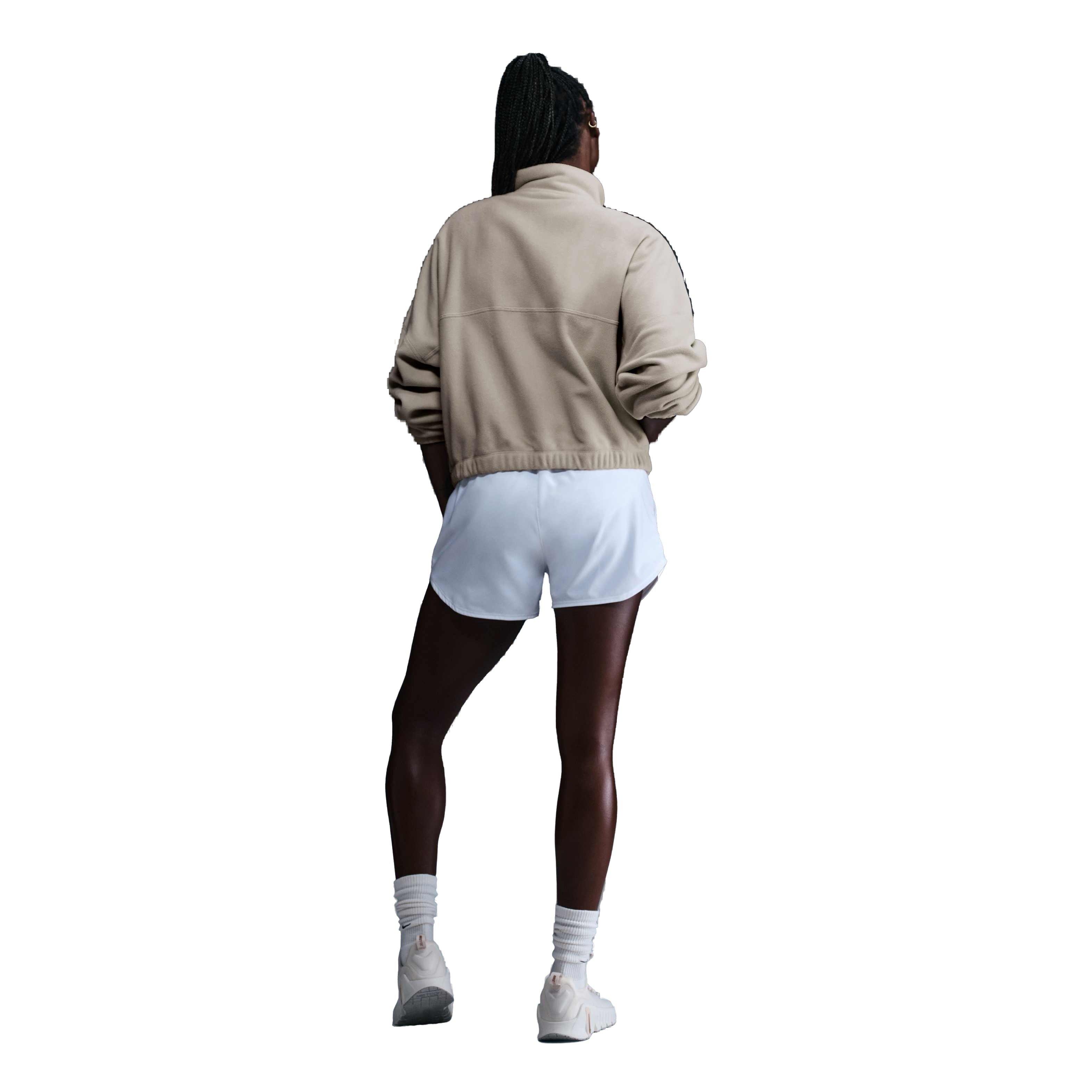 Nike One Therma-FIT Oversized 1/2-Zip Women's Brown Fleece Top