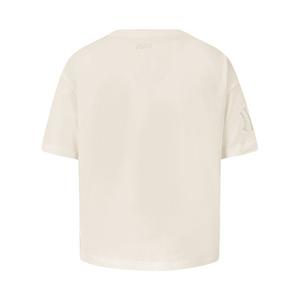 Pro Standard Big Girls' MLB New York Yankees Neutral Short Sleeve Boxy Top -Cream