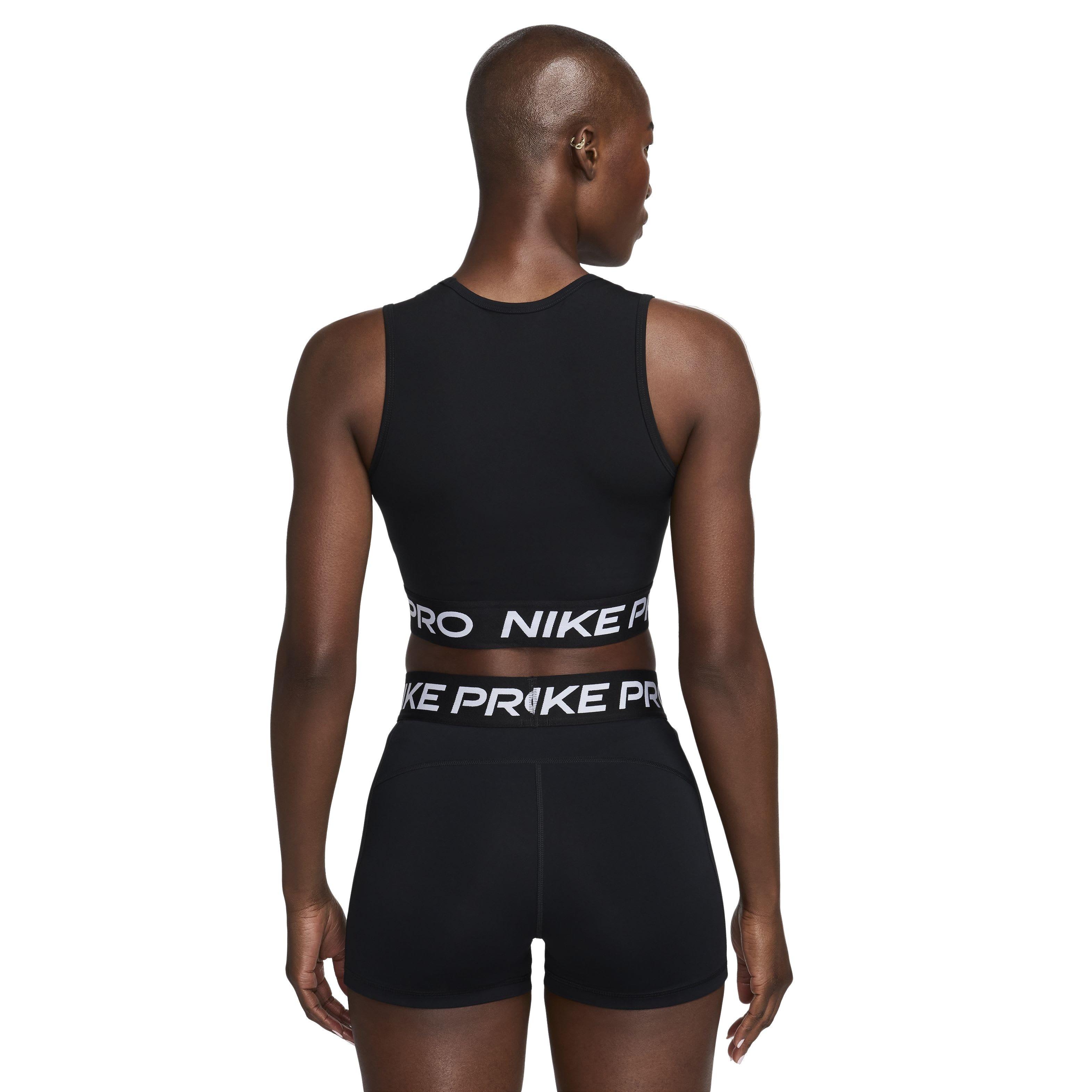 Nike Pro Women's Black Dri-FIT Cropped Tank