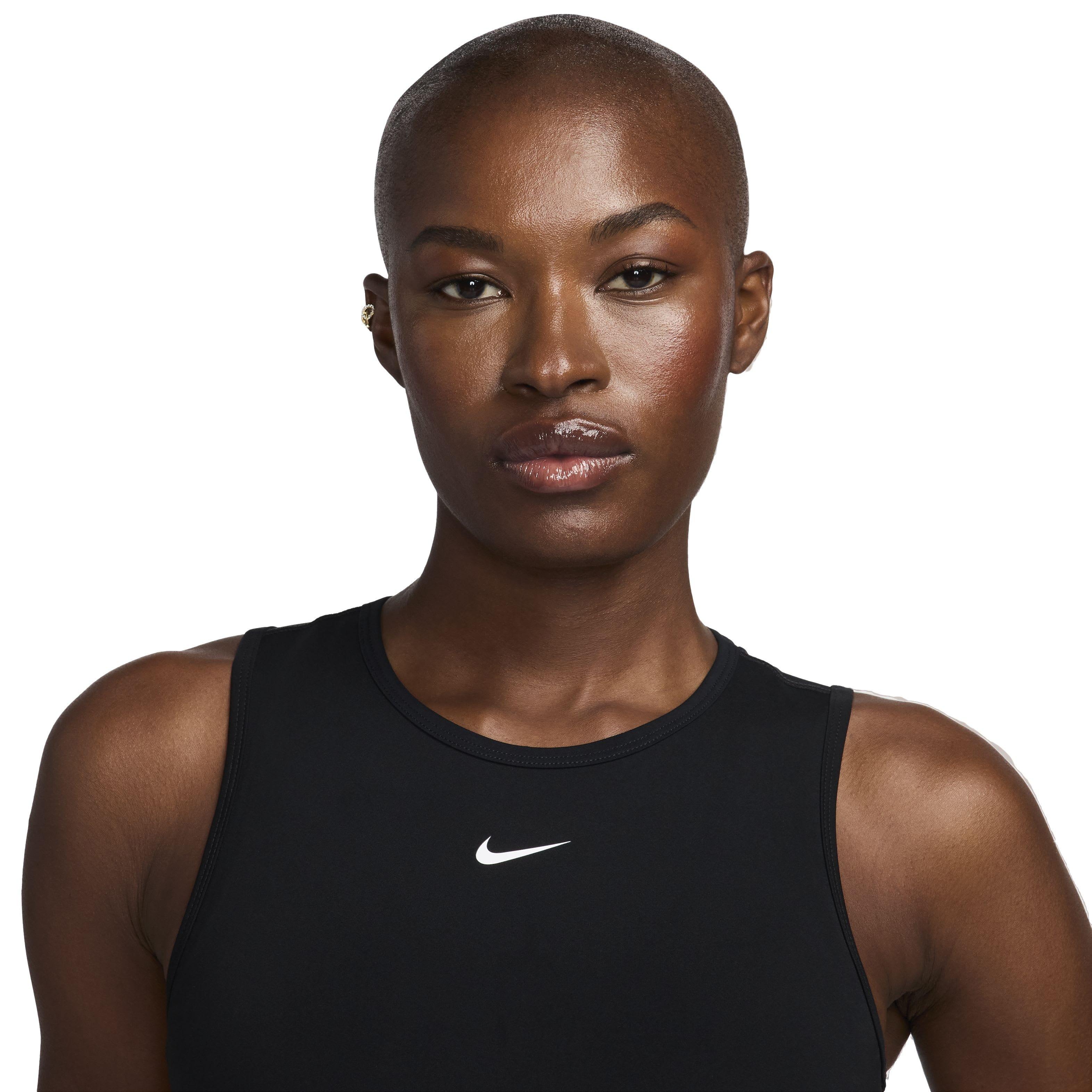 Nike Pro Women's Black Dri-FIT Cropped Tank